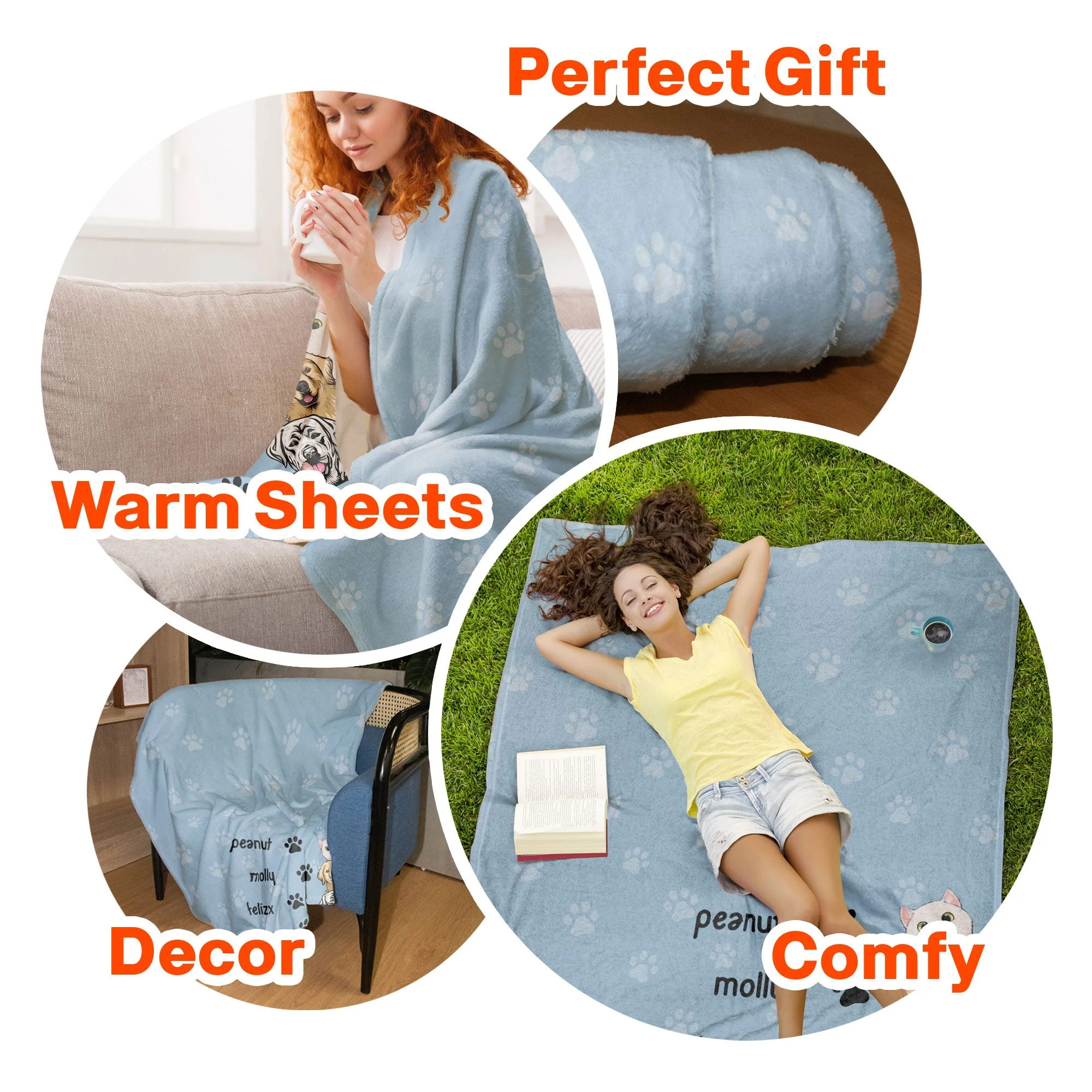 Peeking Pets - Personalized Blanket - Image 6