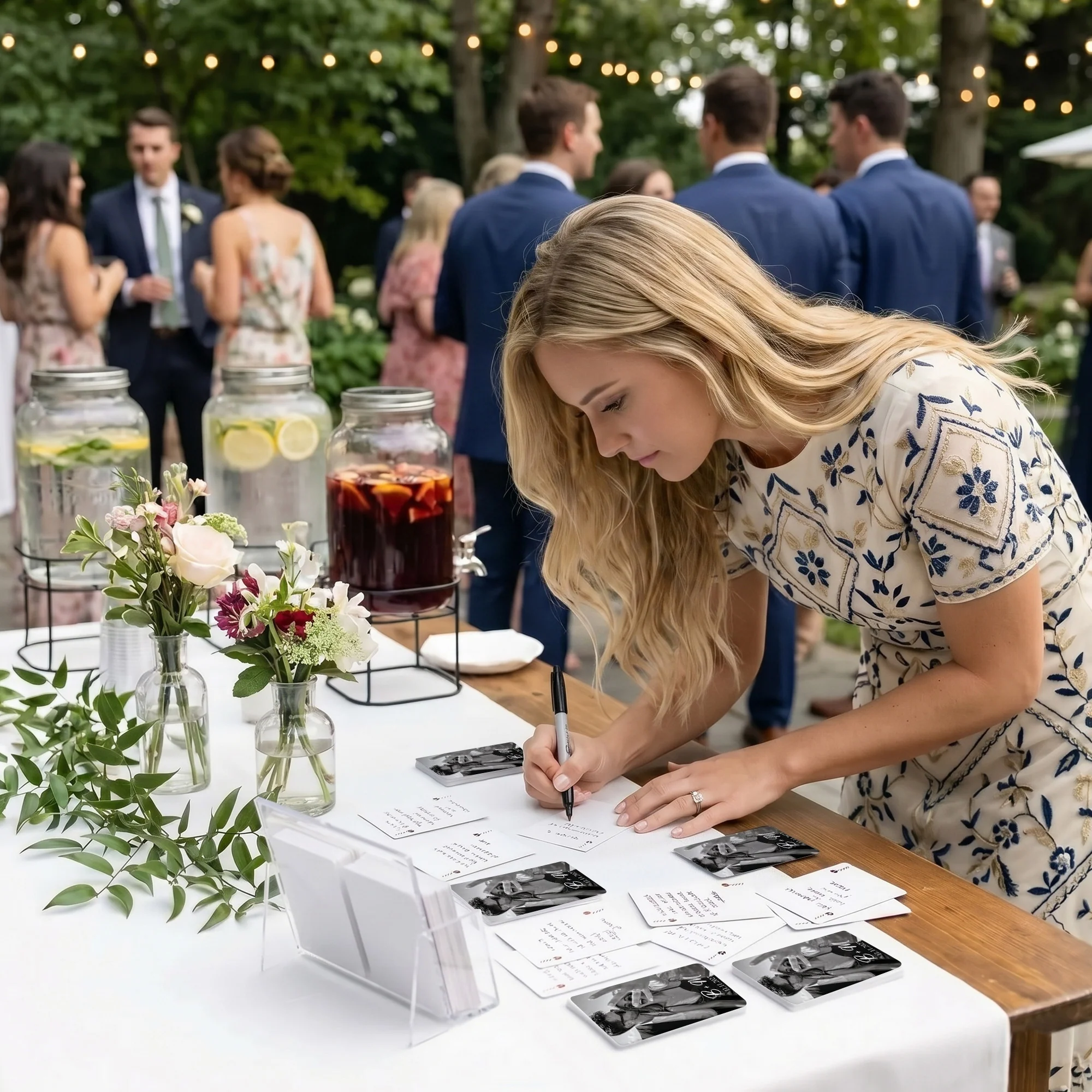 Personalized Wedding Guest Book Alternative - Custom Playing Cards Deck - Personalized Playing Cards - Image 5