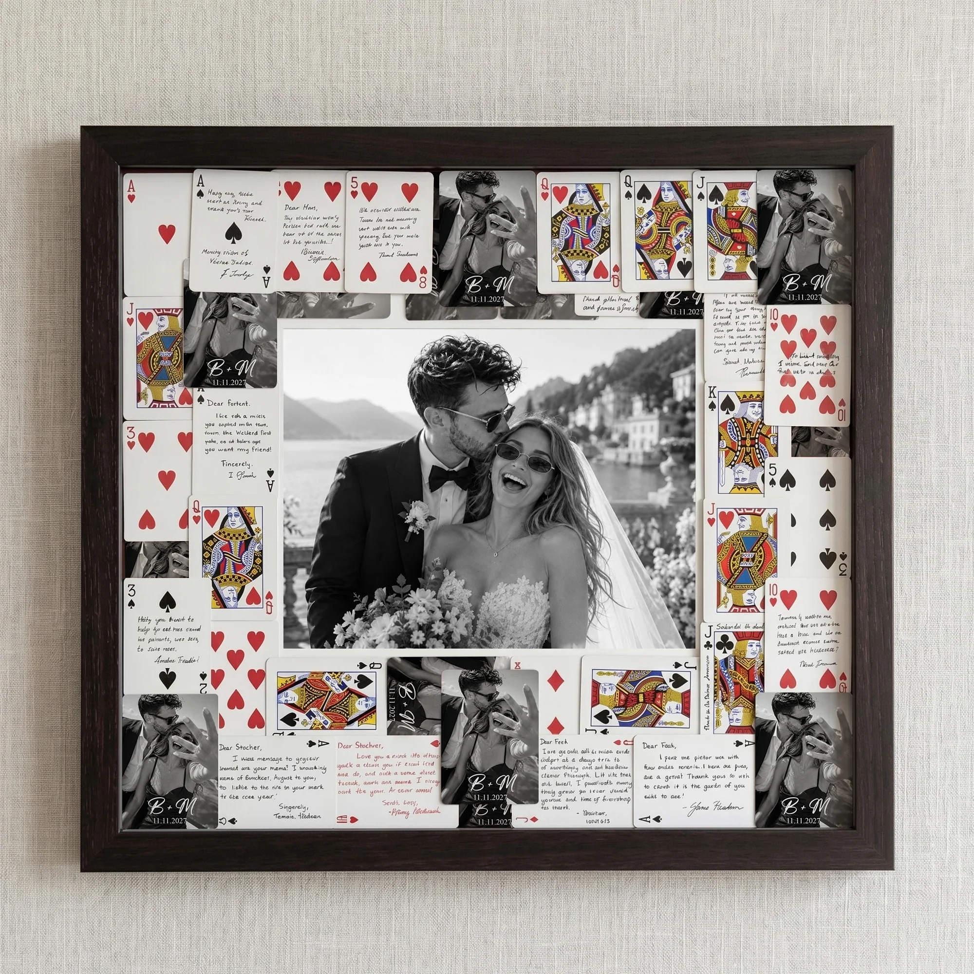 Personalized Wedding Guest Book Alternative - Custom Playing Cards Deck - Personalized Playing Cards - Image 7