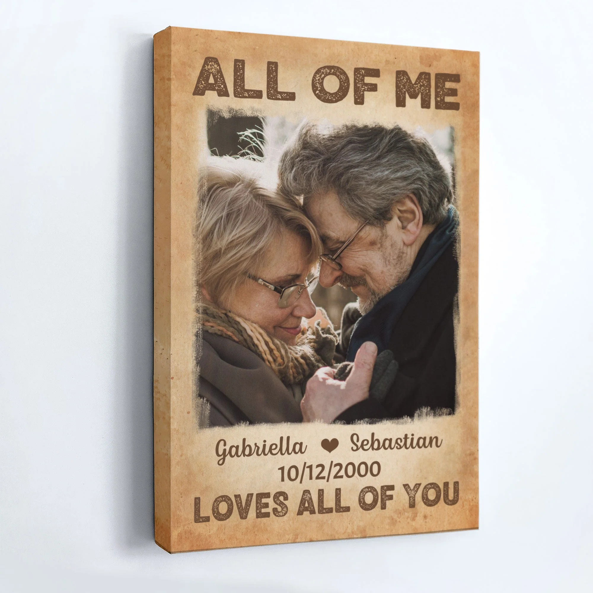 All Of Me Loves All Of You - Personalized Photo Poster/Wrapped Canvas - Image 4