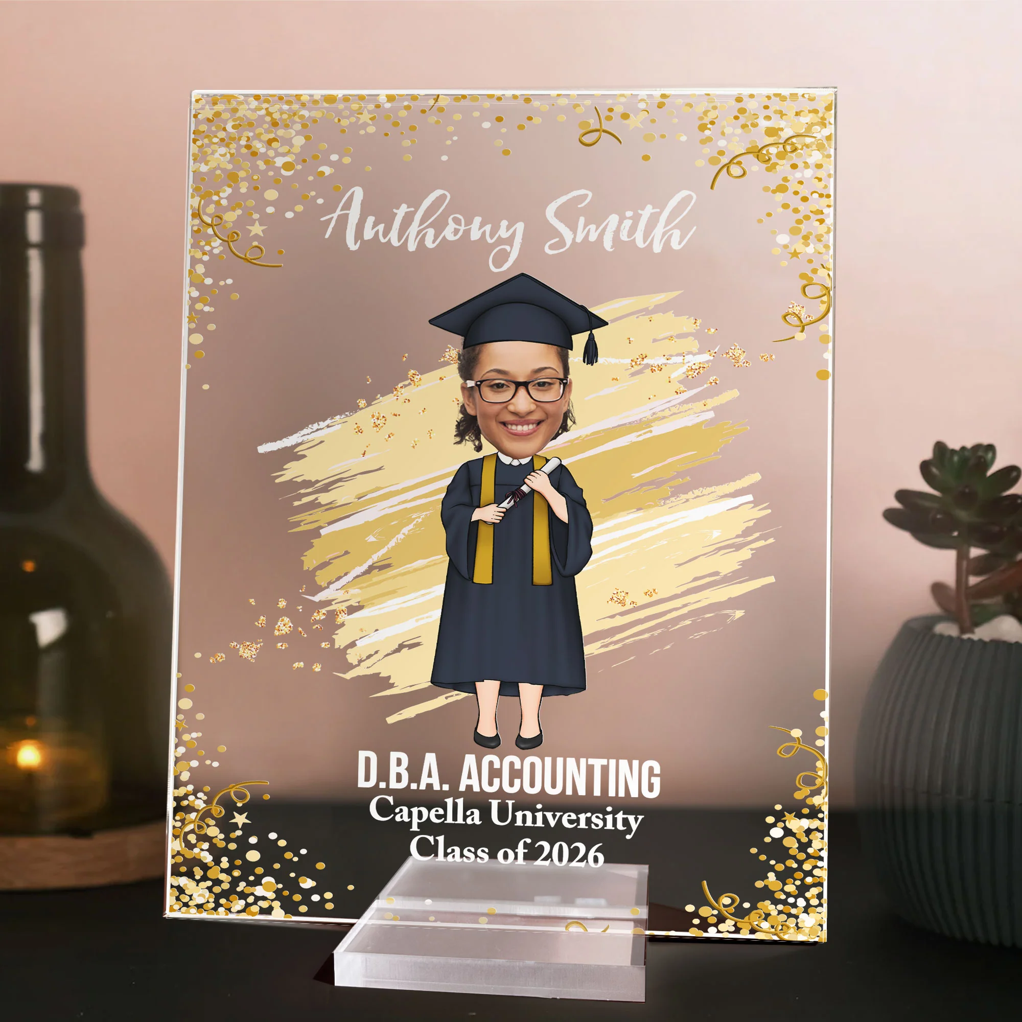 Graduation Appreciation - Personalized Acrylic Photo Plaque - Image 5