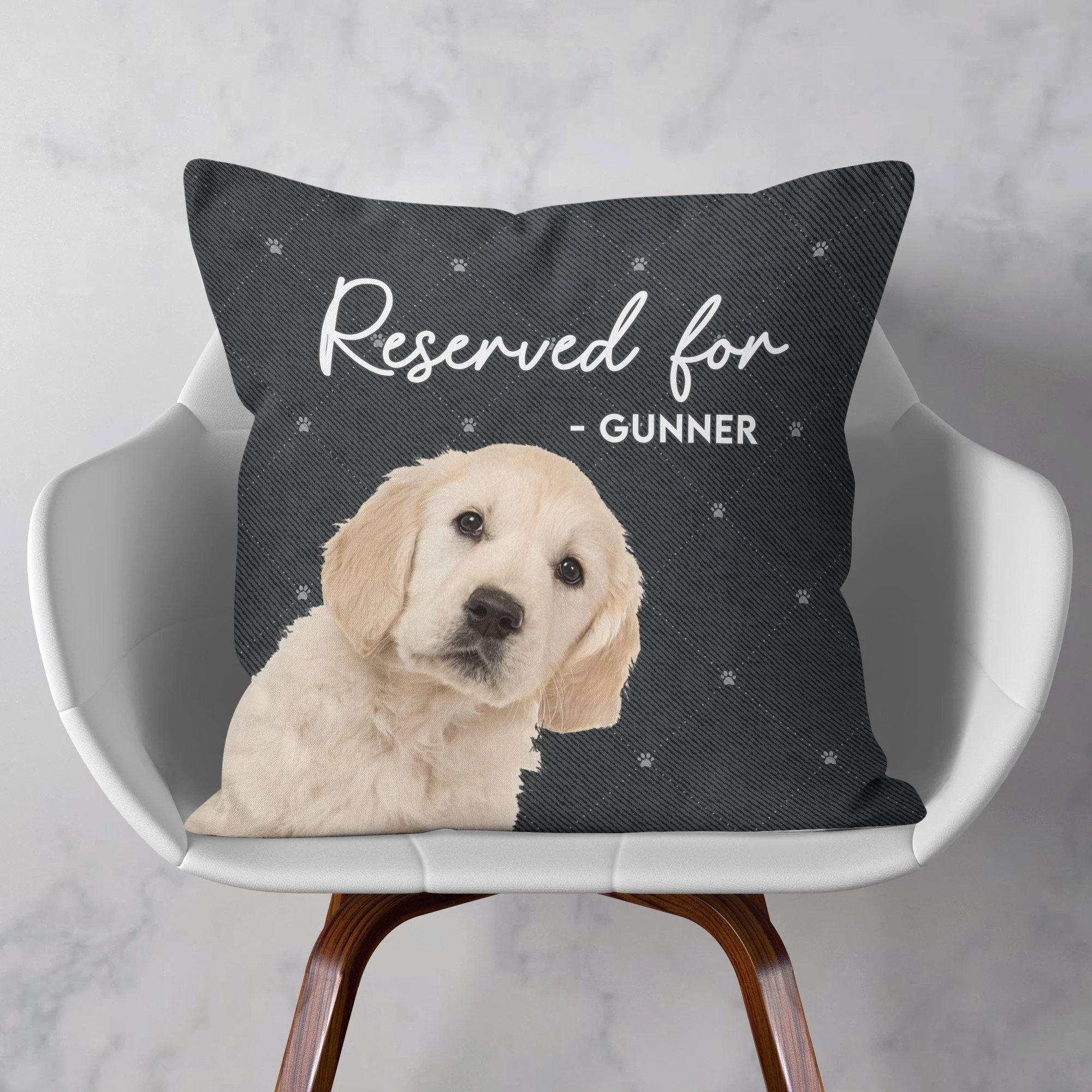 If You Miss Me Hug This Pillow - Personalized Photo Pillow (Insert Included) - Gift For Pet Lovers - Image 3