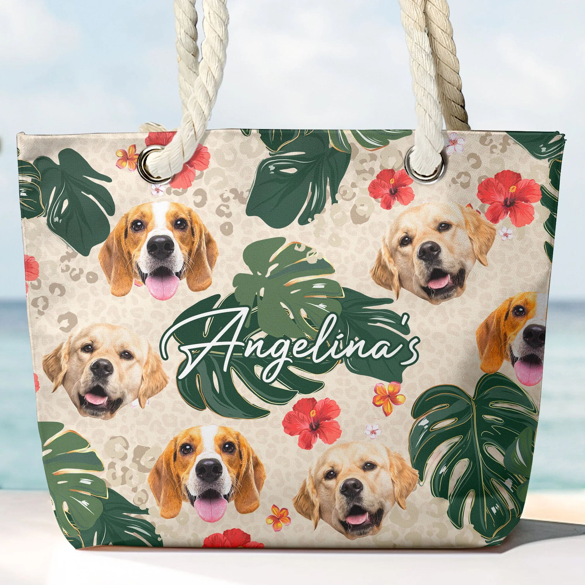 My Beach Bag - Personalized Photo Beach Bag - Image 3