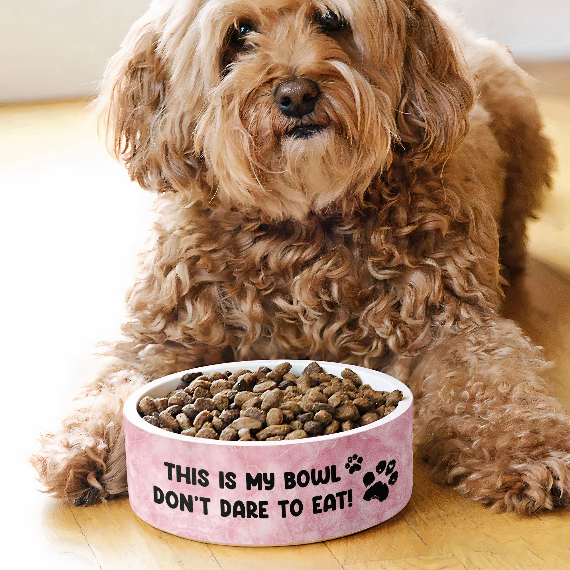 This Is My Bowl - Personalized Photo Pet Bowl - Image 6