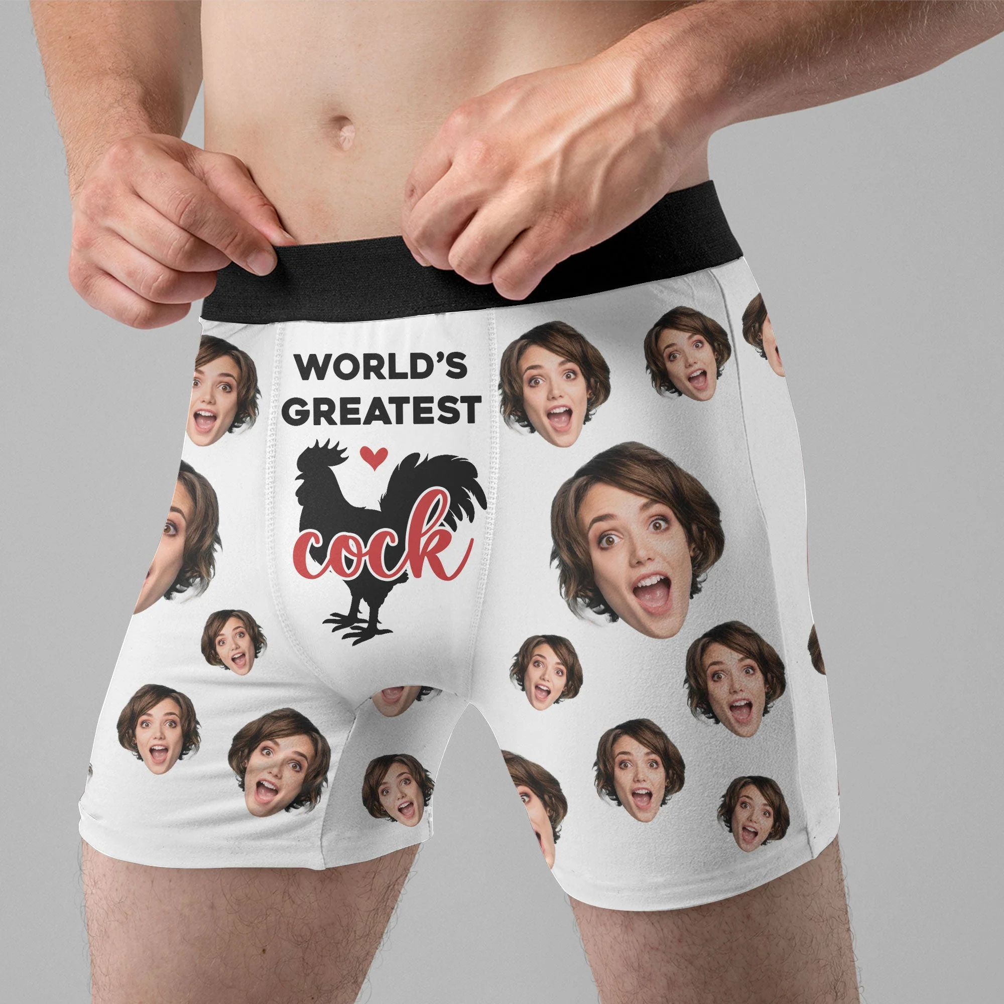 World's Greatest Cock - Personalized Photo Men's Boxer Briefs - Birthday Gifts For Men, Husband, Him, Boyfriend - Image 5