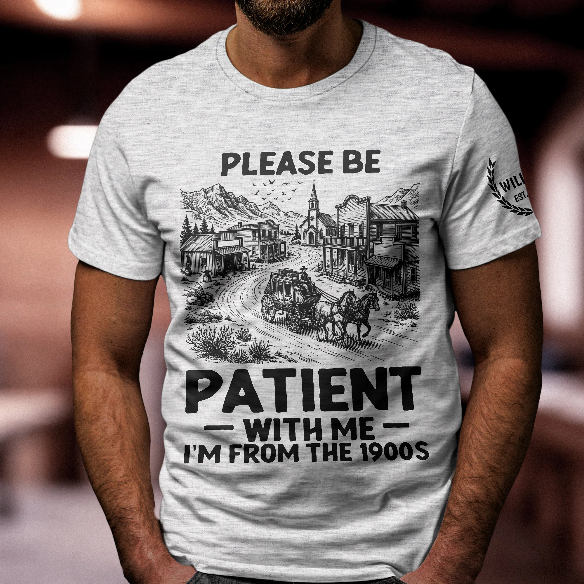 Please Be Patient With Me I'm From The 1900S - Personalized Shirt - Image 7