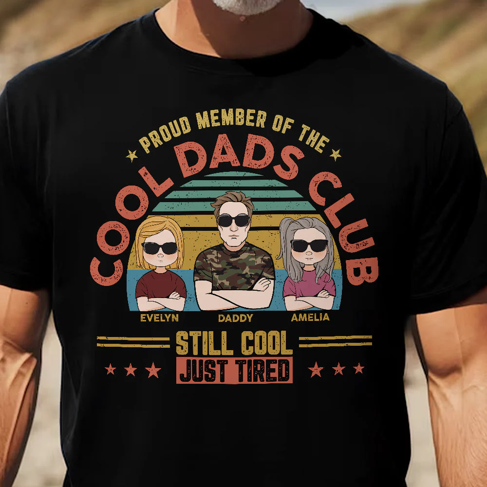 Proud Member Of The Cool Dads Club - Personalized Shirt - Image 2