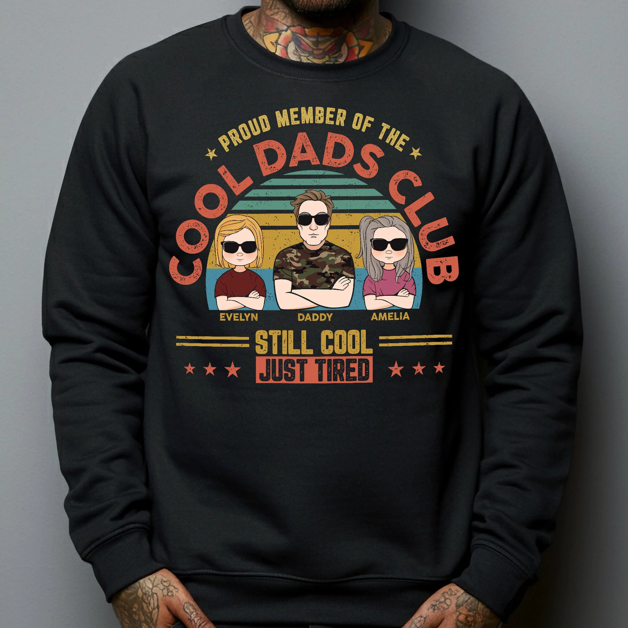 Proud Member Of The Cool Dads Club - Personalized Shirt - Image 4
