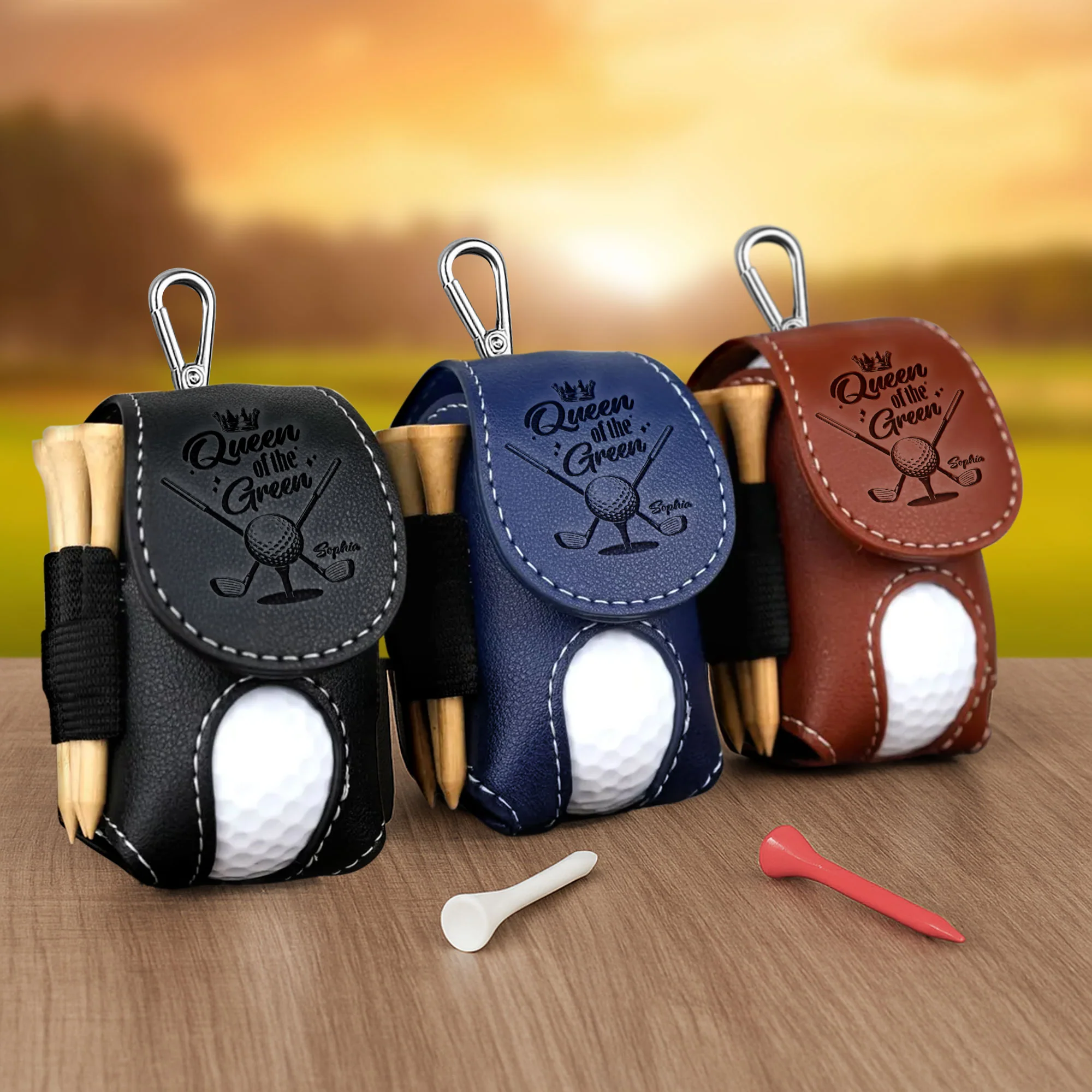 Queen Of The Green - Personalized Golf Ball Holder