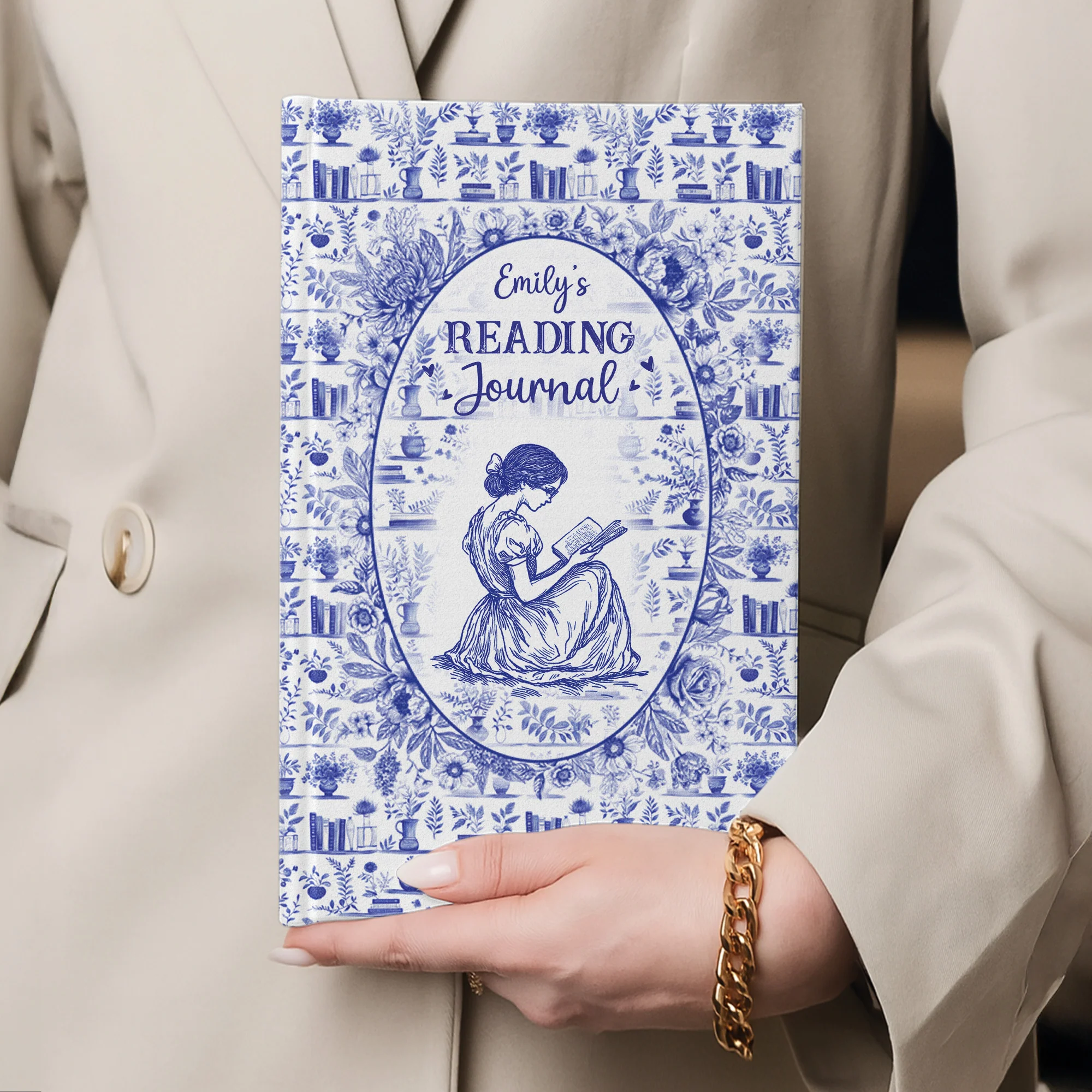 Reading Journal - Personalized Hardcover Journal - Image 6