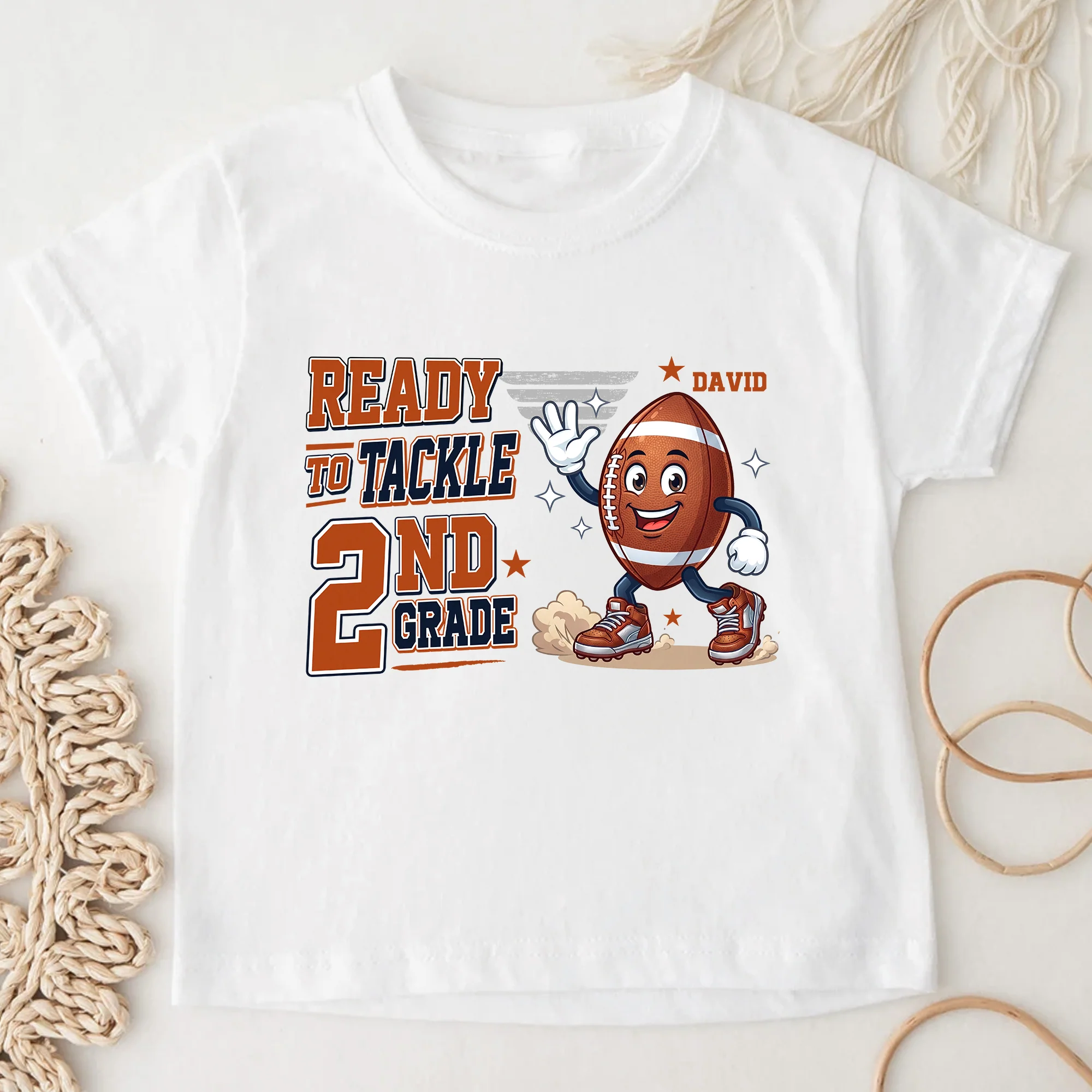 Ready To Tackle School, Back To School Gift - Personalized Shirt - Image 3