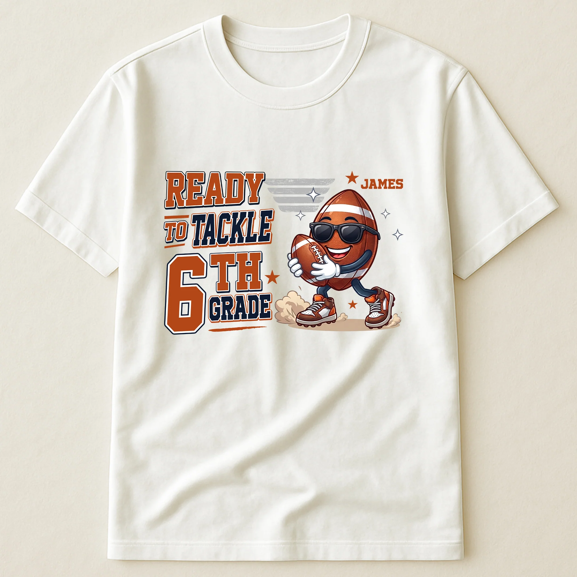 Ready To Tackle School, Back To School Gift - Personalized Shirt - Image 5