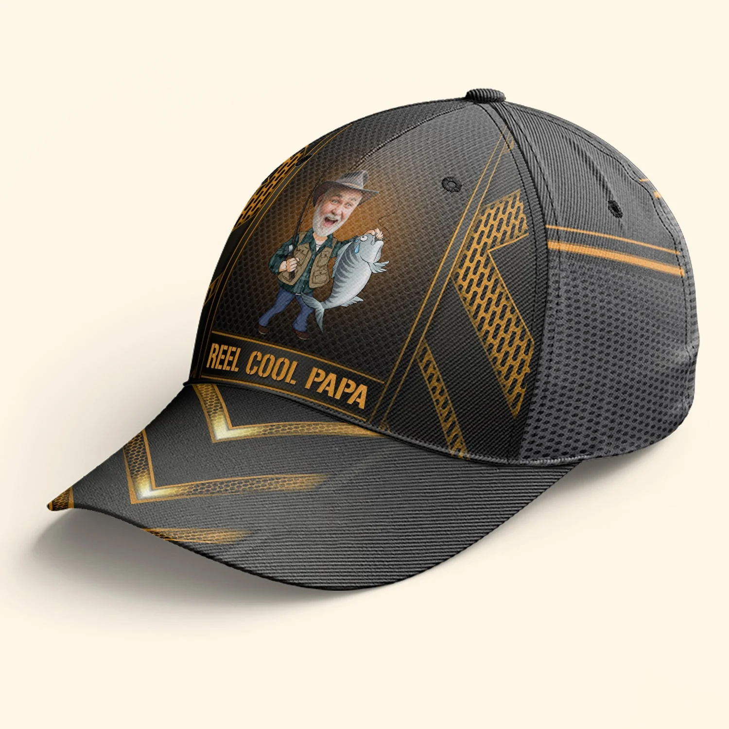 Reel Cool Papa - Personalized Classic Cap - Image 5