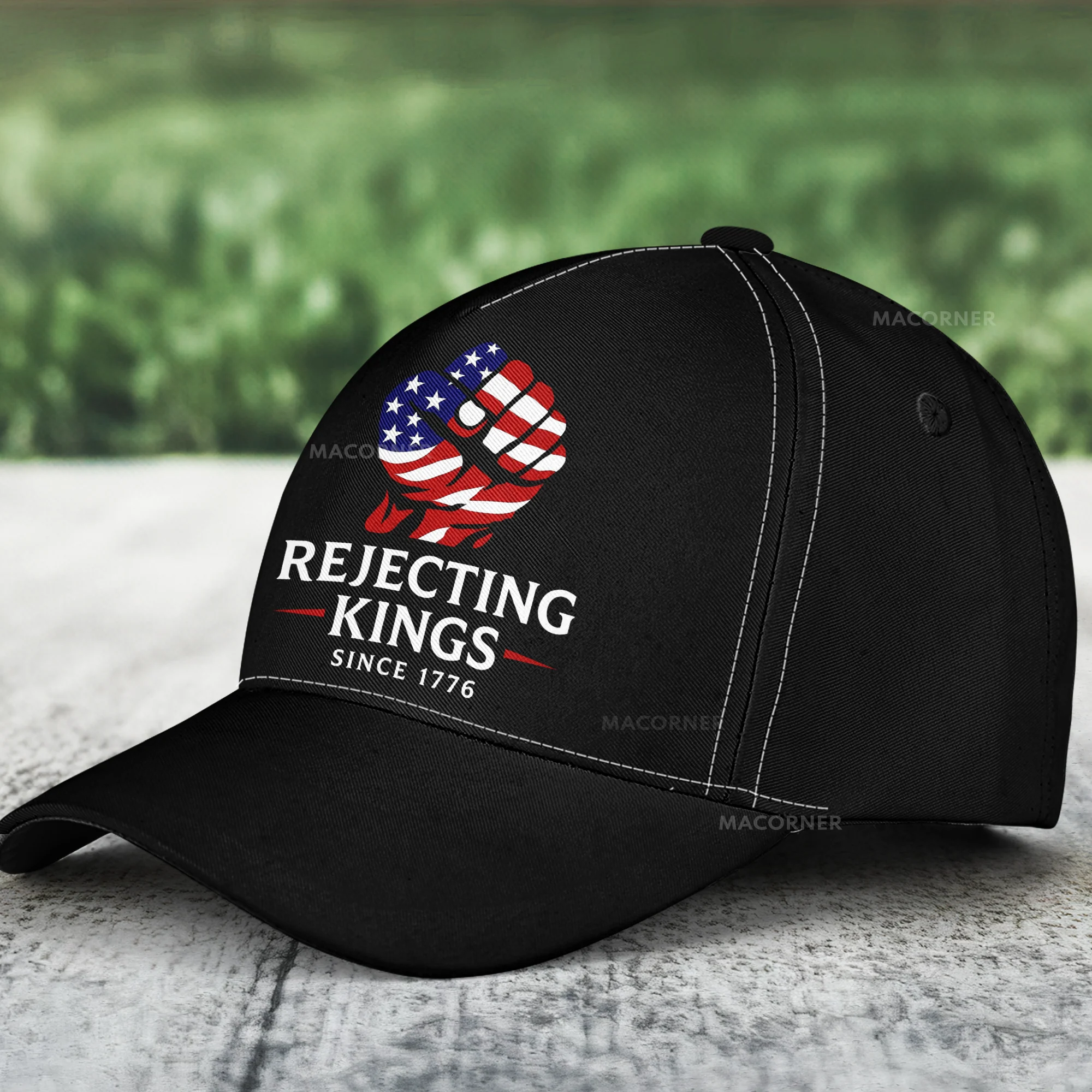Rejecting Kings Since 1776 - Classic Cap - Image 3