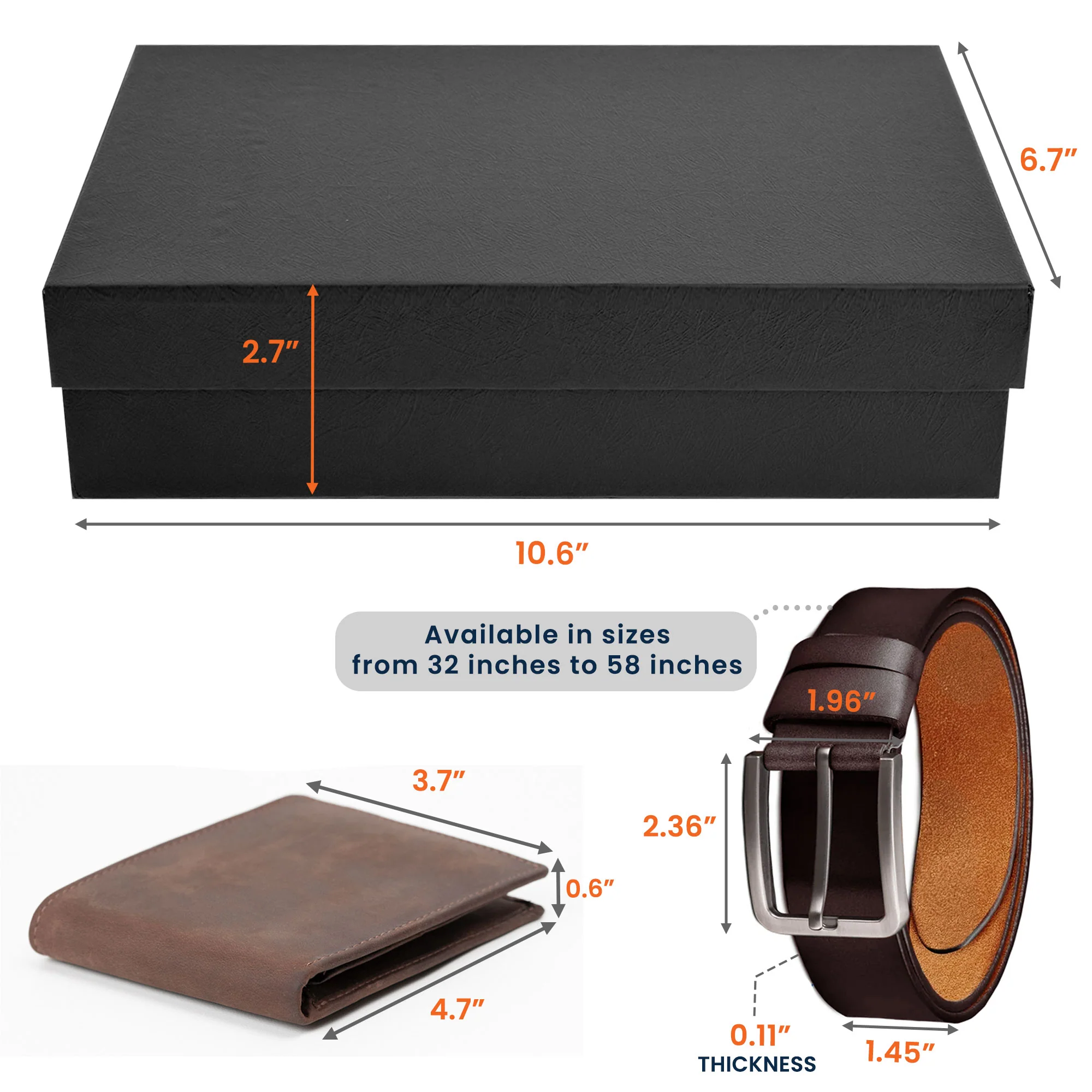 Reminder We Love You For Dad - Father's Day Leather Gift Box Set - Image 8