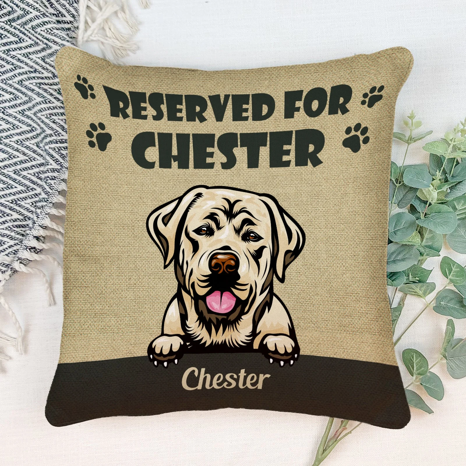 Reserved For My Cats And Dogs - Personalized Pillow (Insert Included) - Birthday Gift For Dog And Cat Parents - Image 2