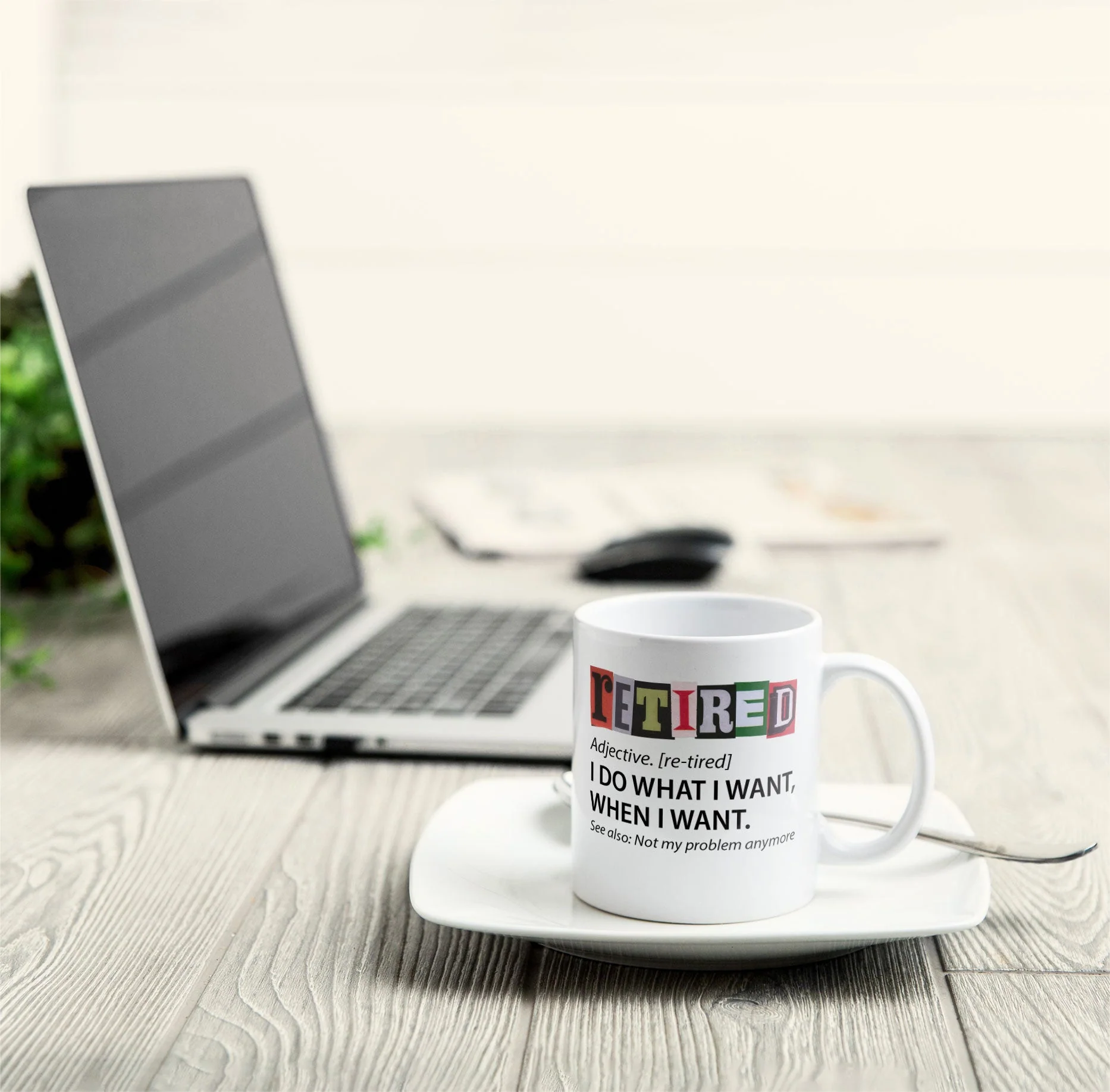 Retired I Do What I Want - Personalized Mug - Image 4
