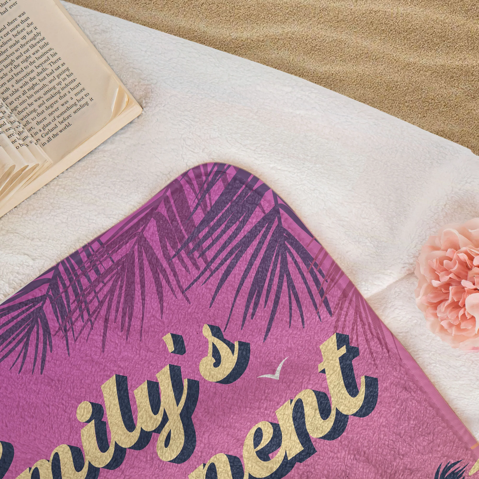 Retirement Permanent Vacation Retro Summer - Personalized Quick-Dry Beach Towel - Image 5
