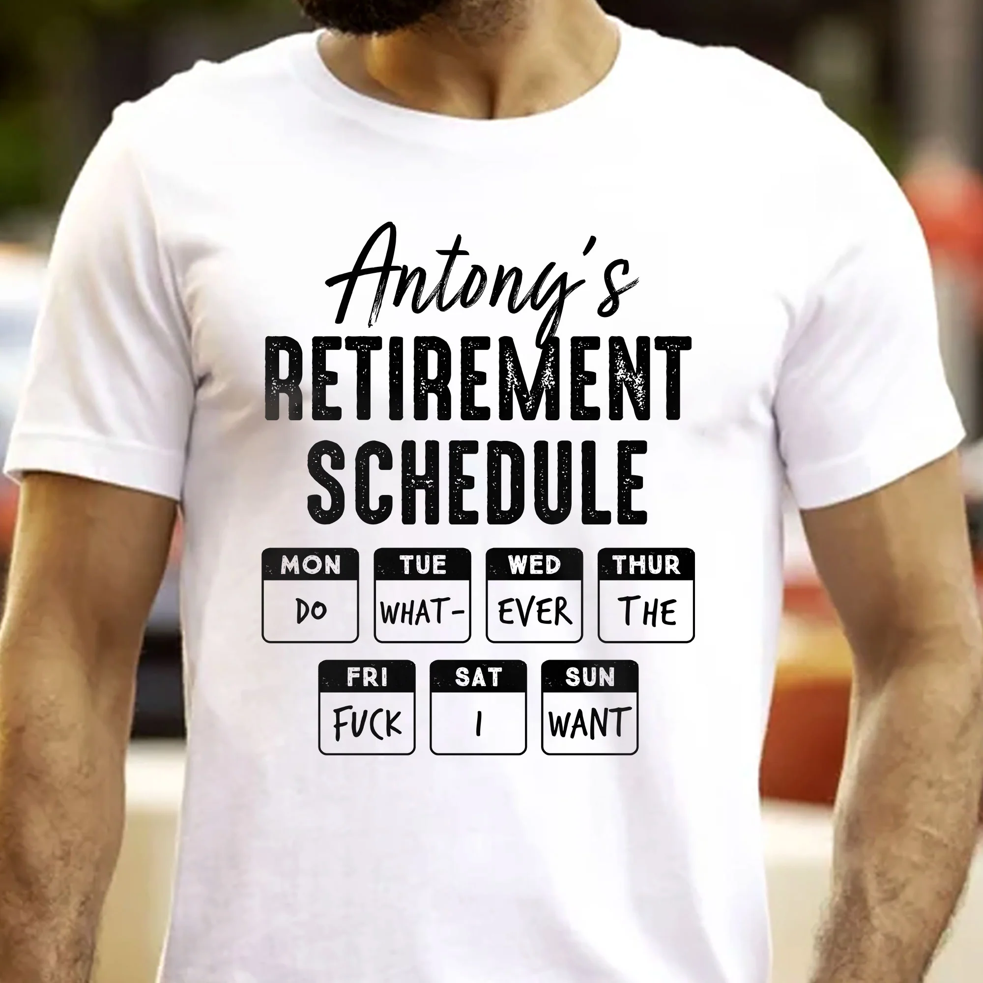 Retirement Schedule Do What Ever The Fck I Want - Custom Gift Set - Image 4