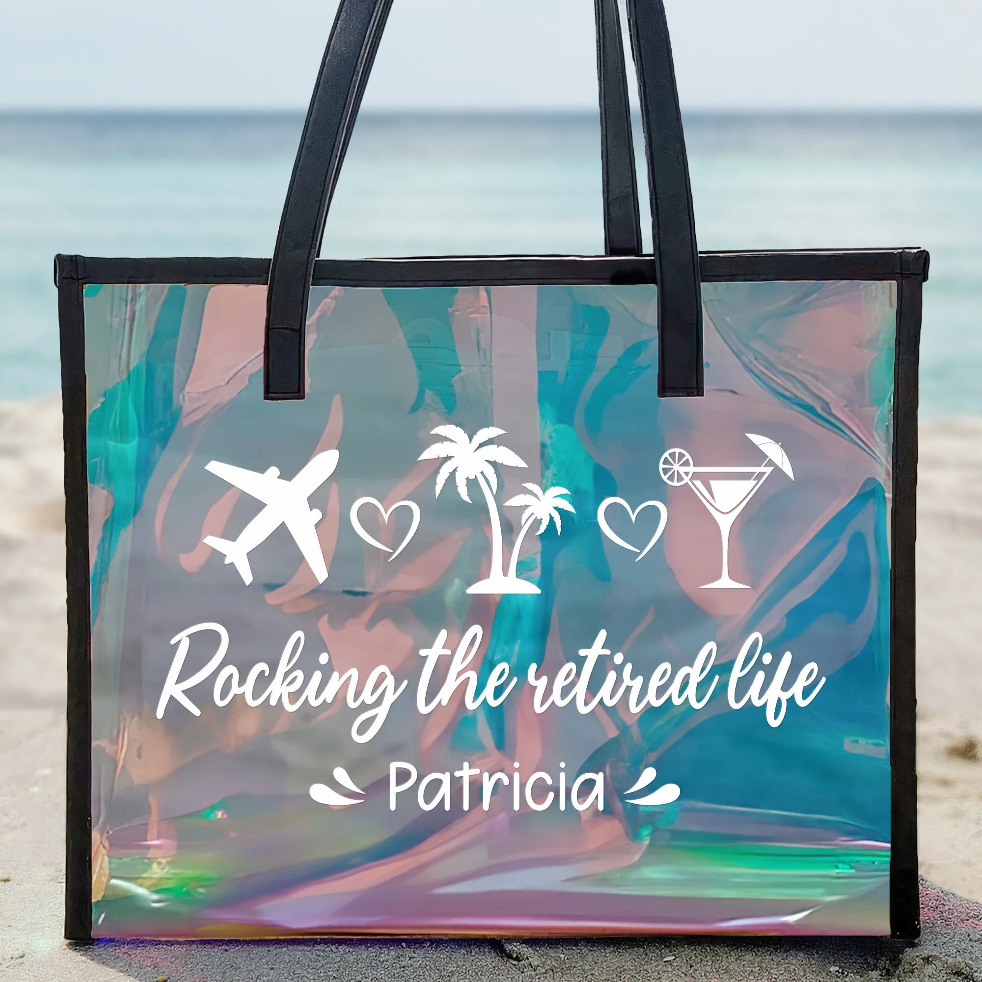 Rocking The Retired Life - Personalized Holographic Tote