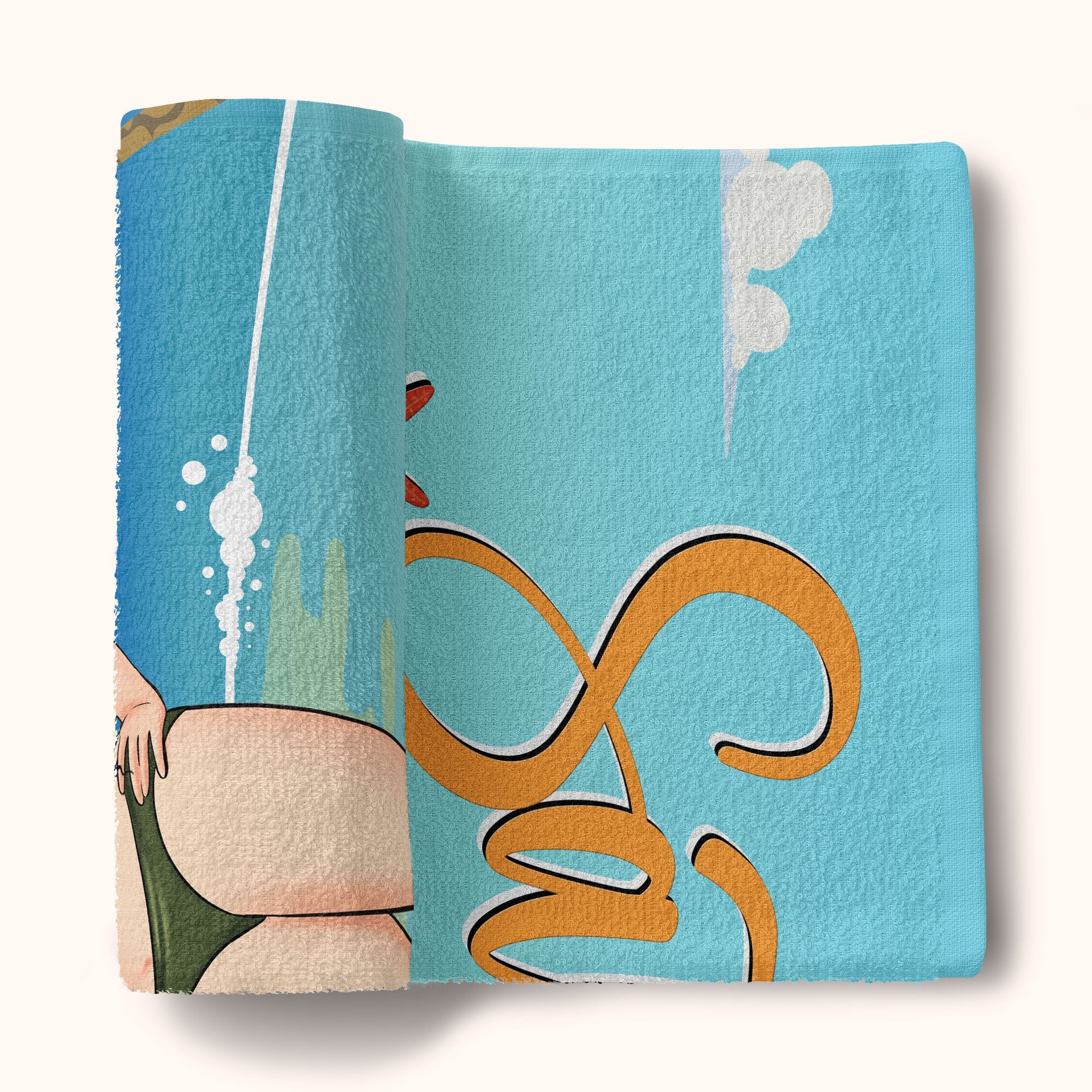 Salty Lil' Beach - Personalized Beach Towel - Image 6