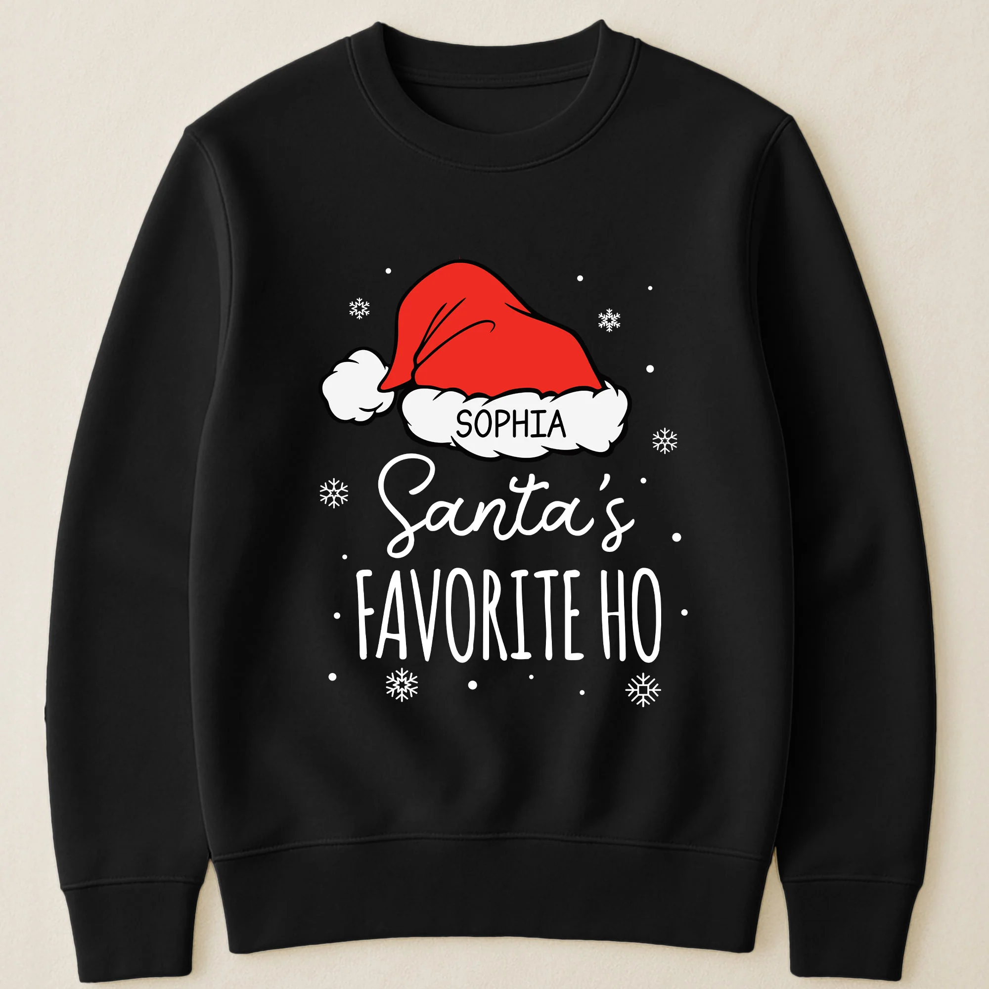Santa's Favorite Ho - Funny Exchange Christmas Gifts - Silly Xmas Shirt - Personalized Shirt - Image 4
