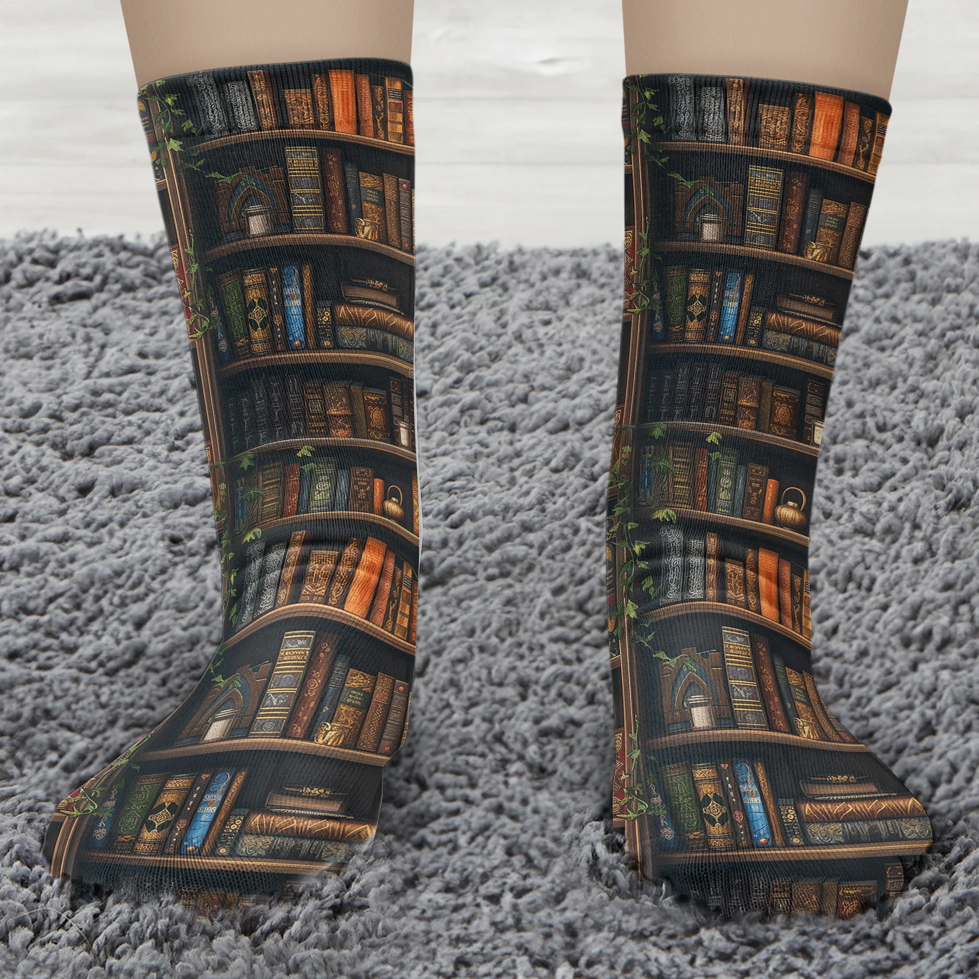Shhh... I'm Reading - Personalized Crew Socks - Image 4