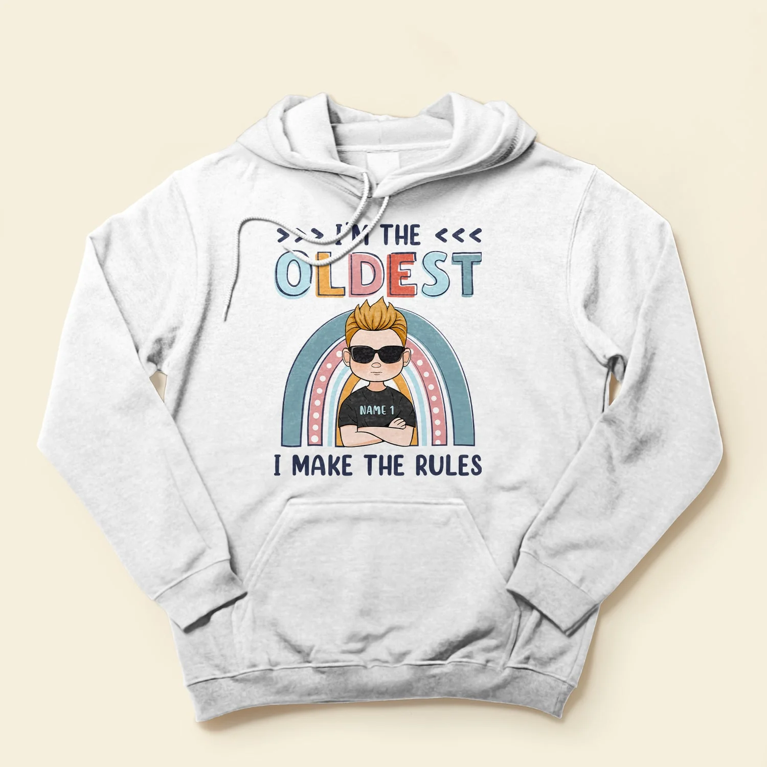 Sibling Squad - Personalized Shirt - Gift For Sibling - Kids Illustration - Image 4