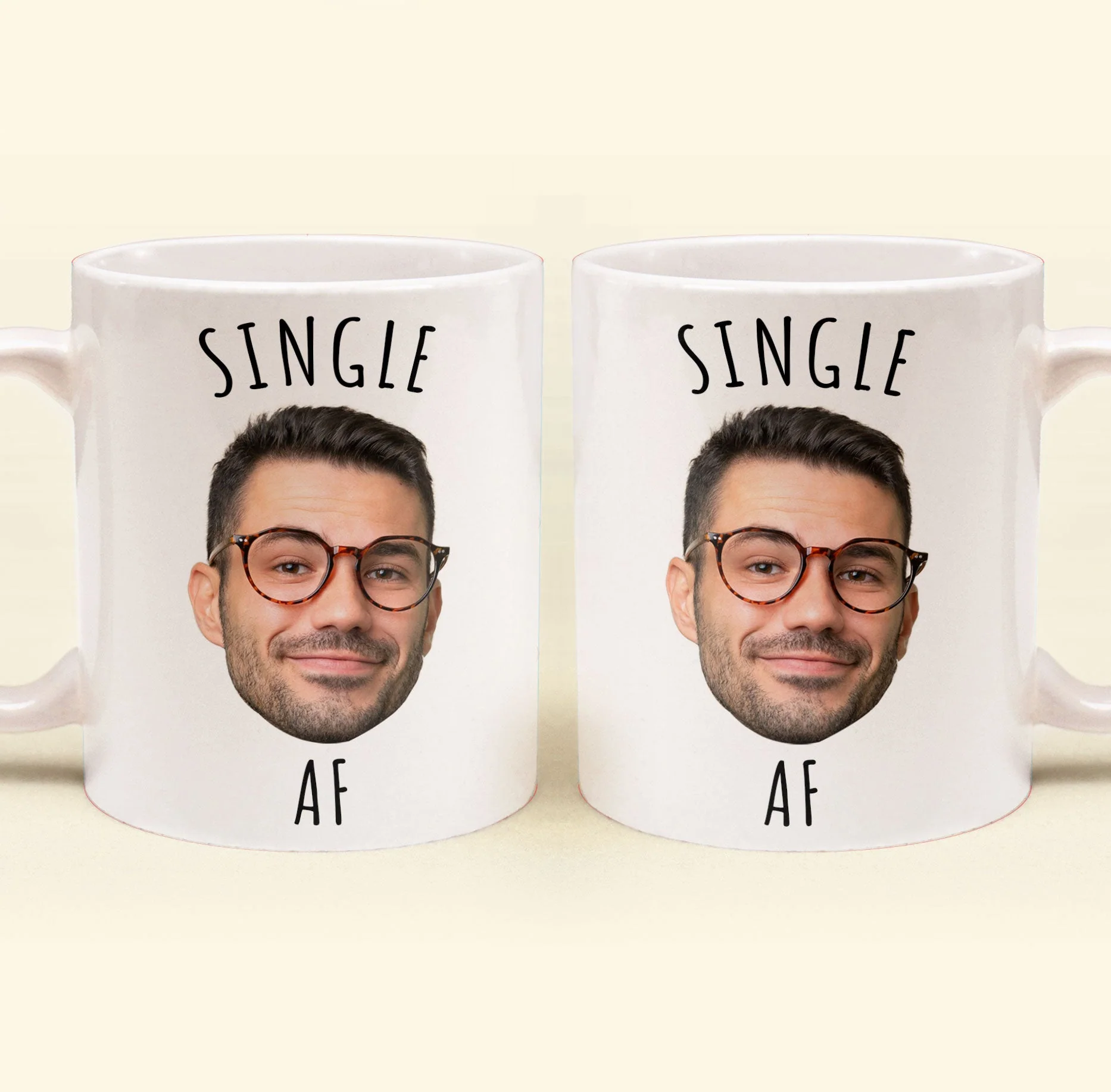 Single Af - Personalized Photo Mug - Image 5