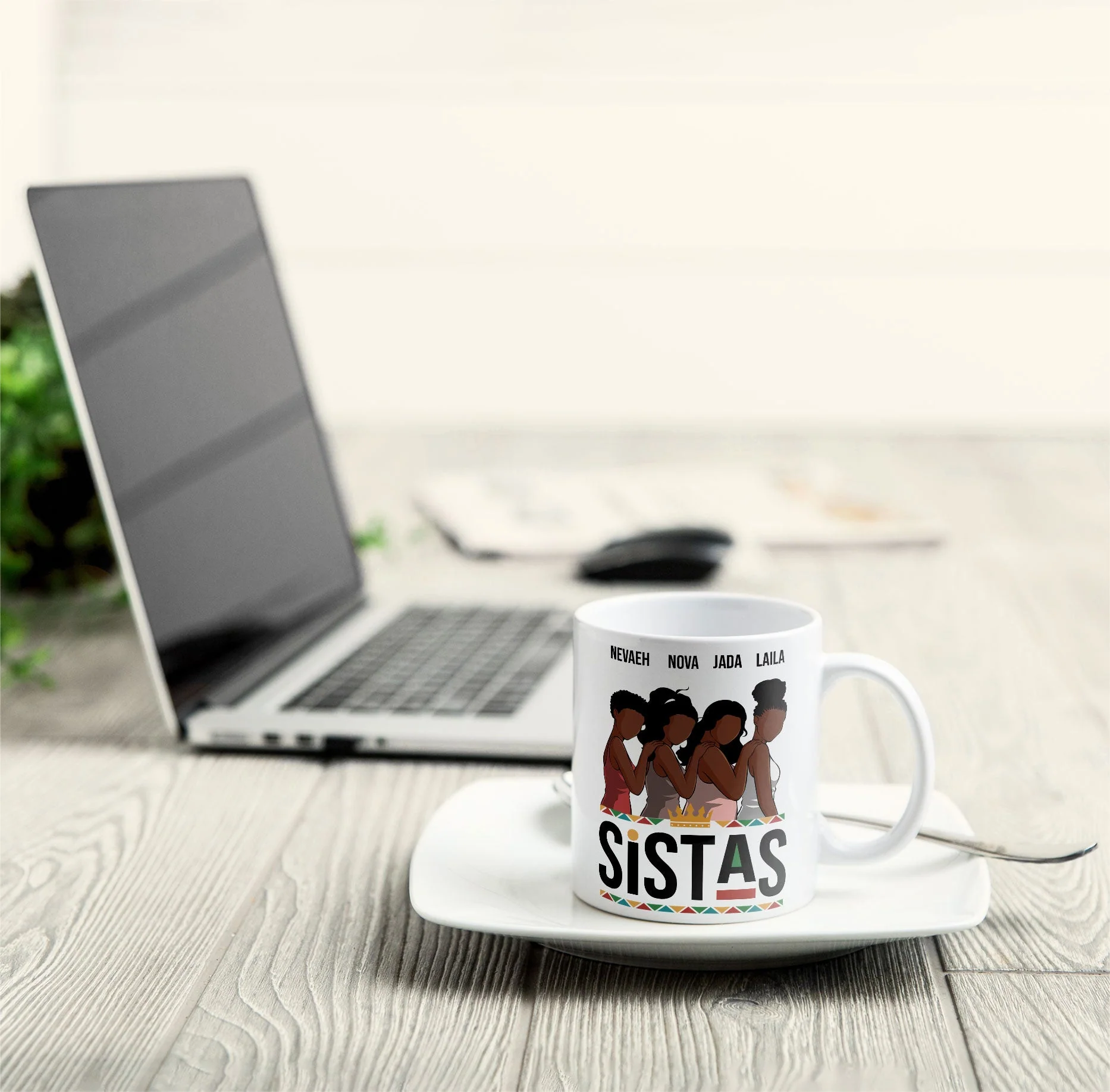 Sistas - Personalized Mug - Image 4