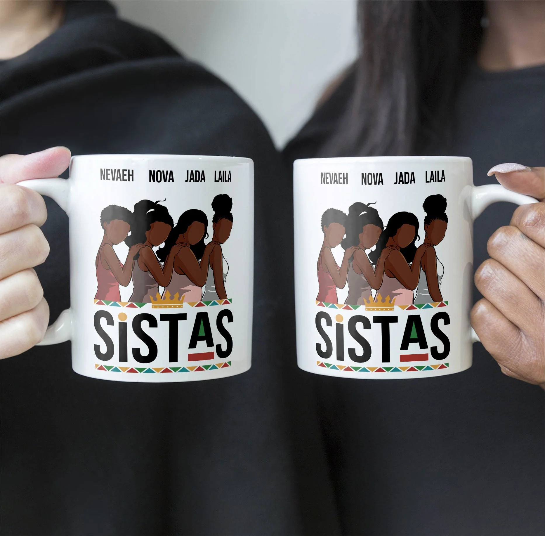 Sistas - Personalized Mug - Image 5