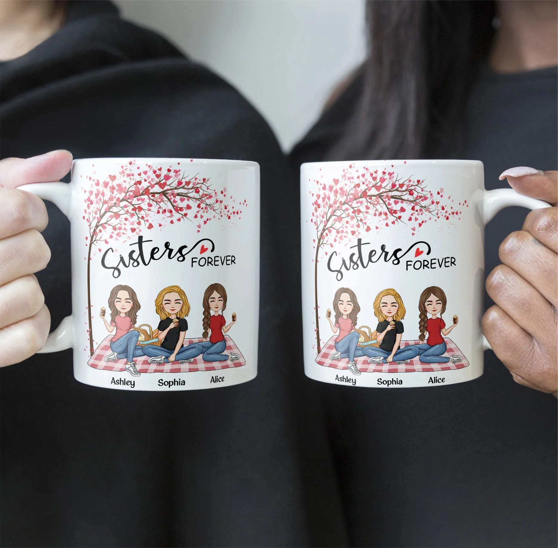 Sisters Forever - Limited Edition - Personalized Mug - Image 4