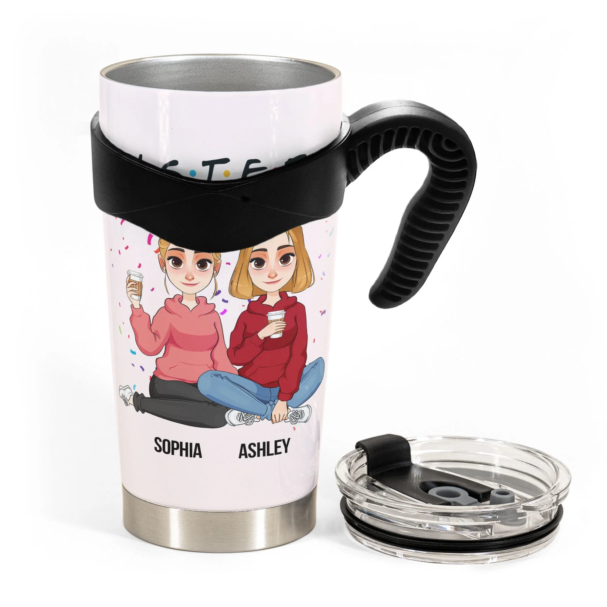 Sisters - Version 3 - Personalized Tumbler Cup - Image 7