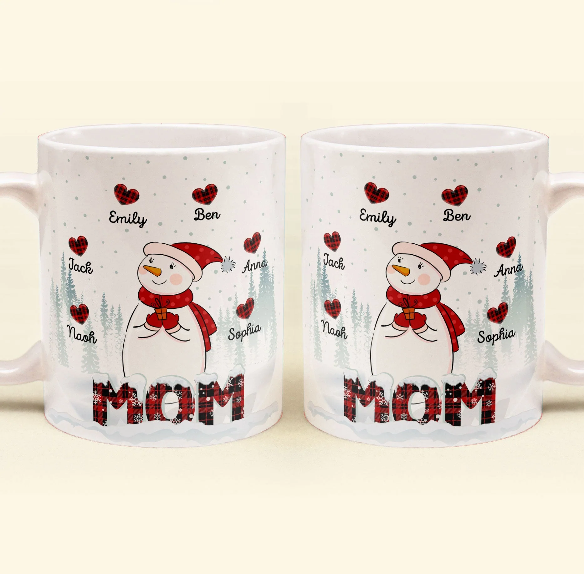 Snowmom - Personalized Mug