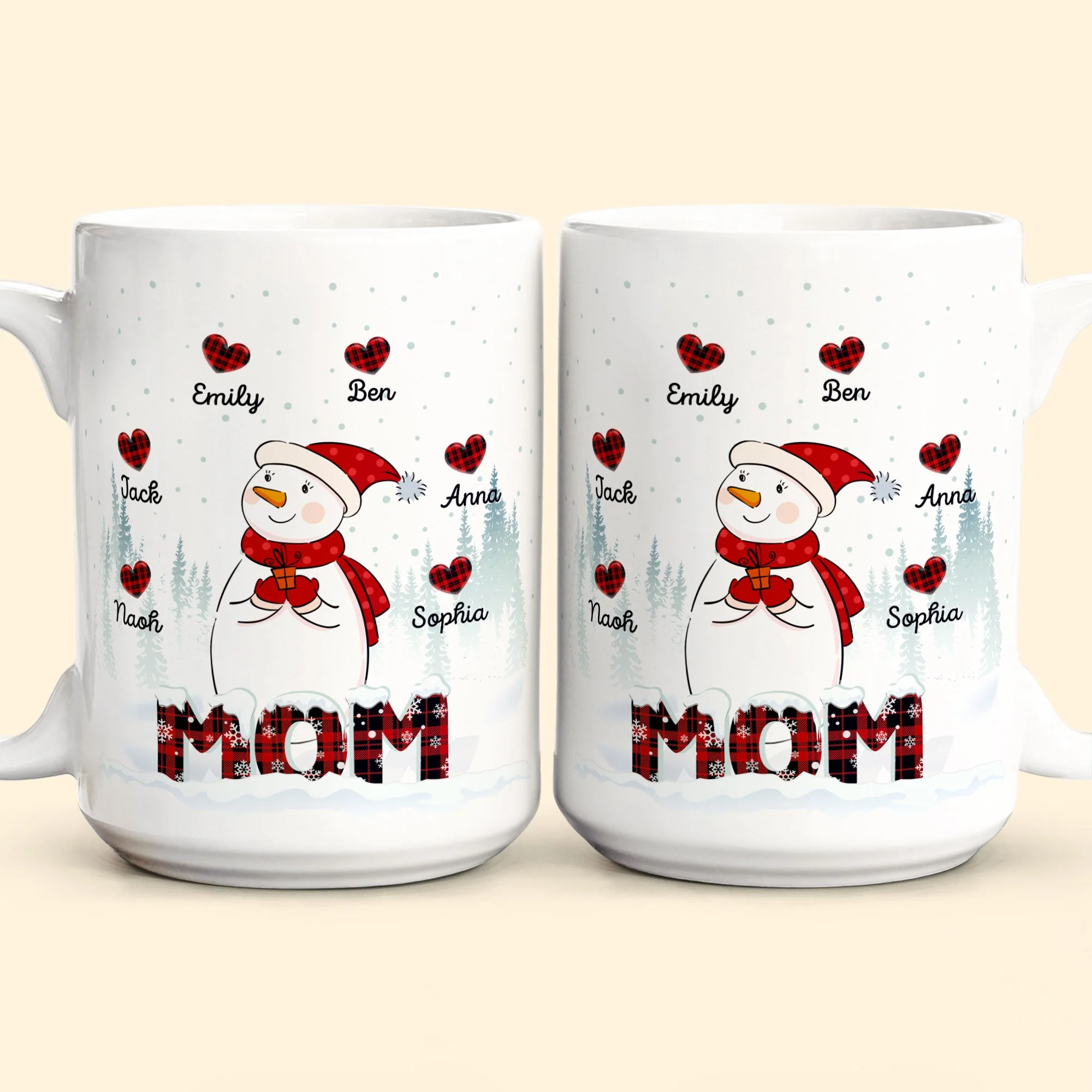 Snowmom - Personalized Mug - Image 2