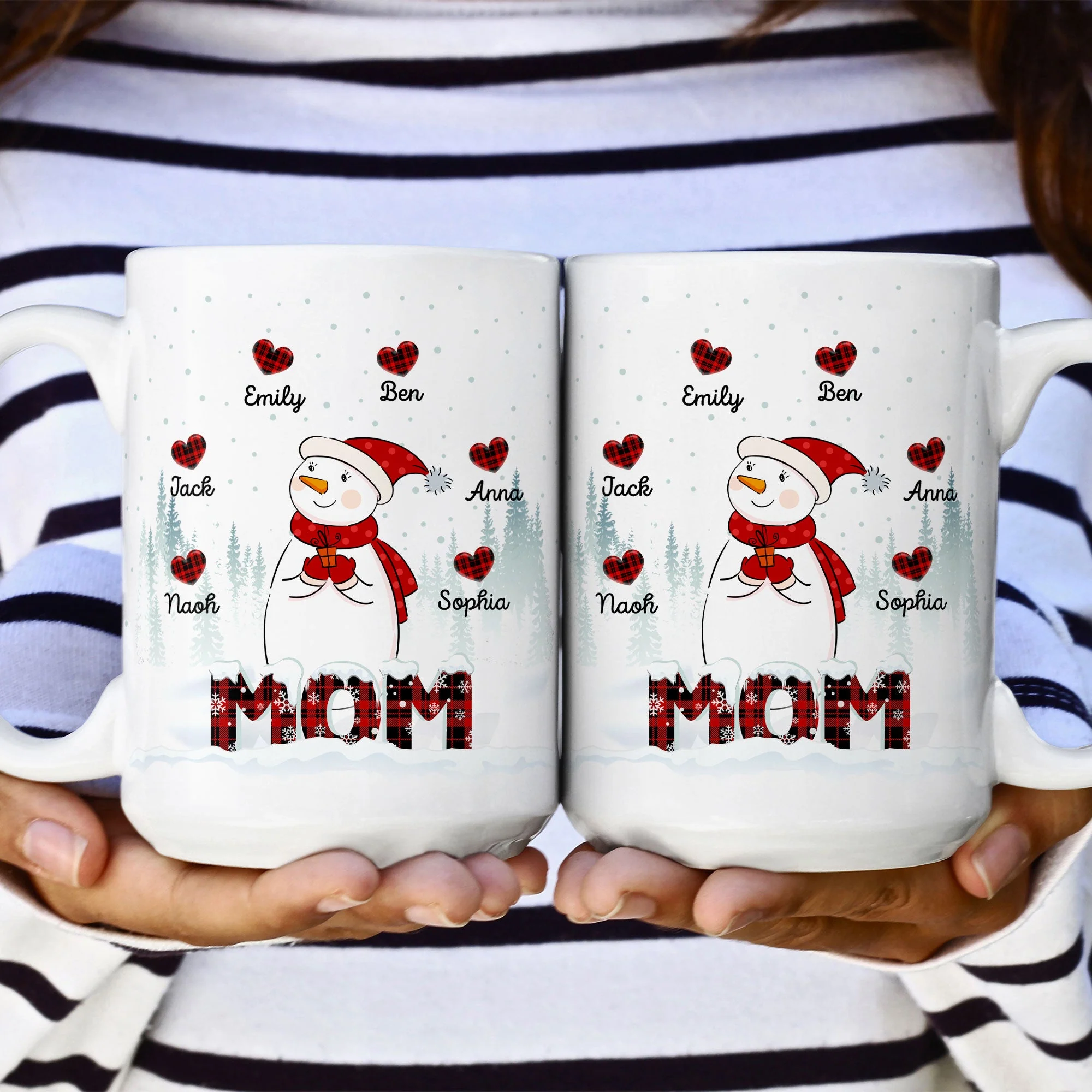 Snowmom - Personalized Mug - Image 3
