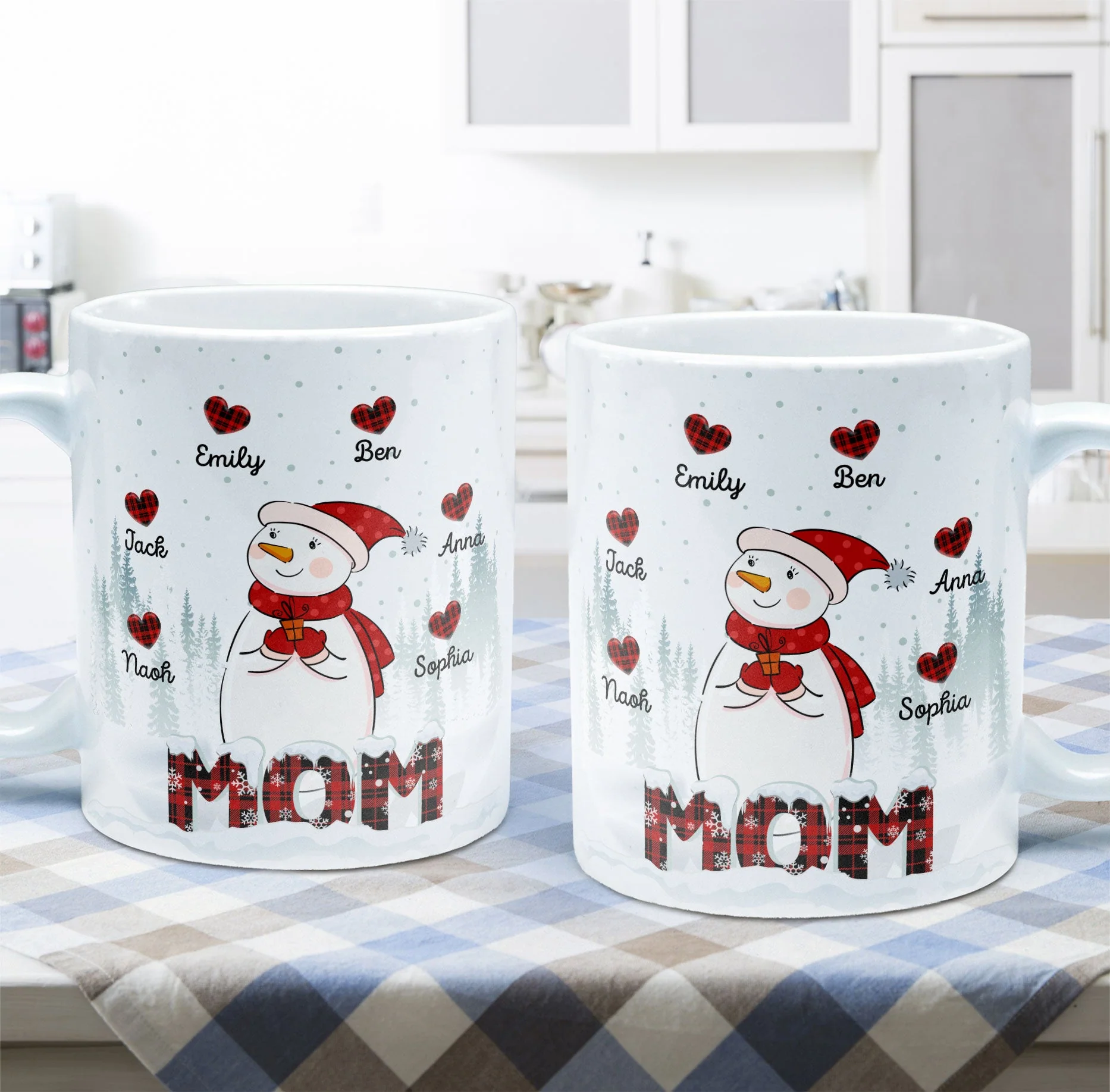 Snowmom - Personalized Mug - Image 7