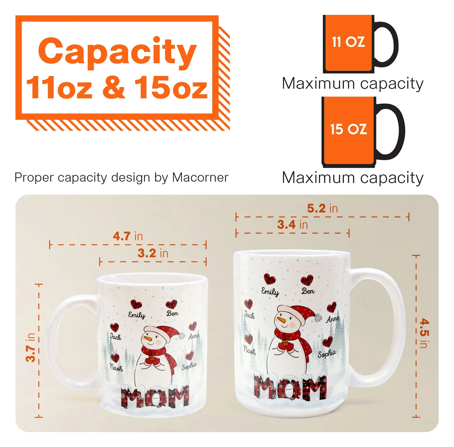 Snowmom - Personalized Mug - Image 8