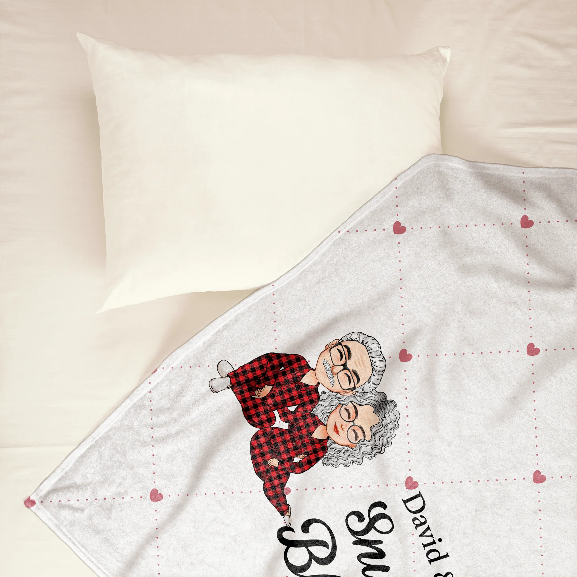 Snuggle Blanket - Personalized Blanket - Anniversary, Valentine, Christmas, New Year Gift For Husband, Wife, Lover, Boyfriend, Girlfriend - Image 4