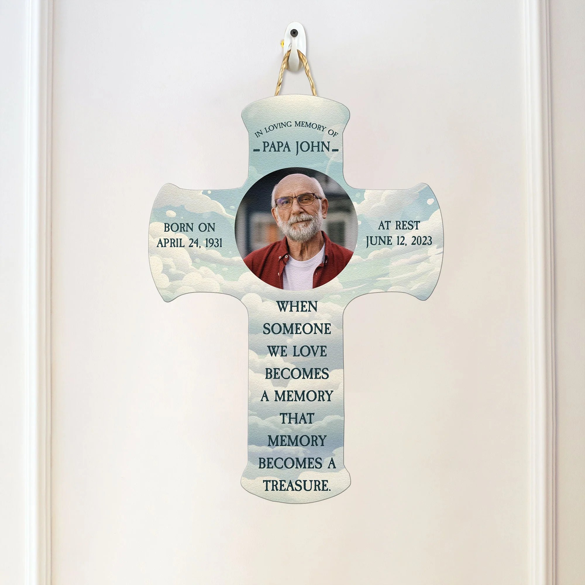 Someone We Love Becomes A Memory - Personalized Wood Sign - Image 4