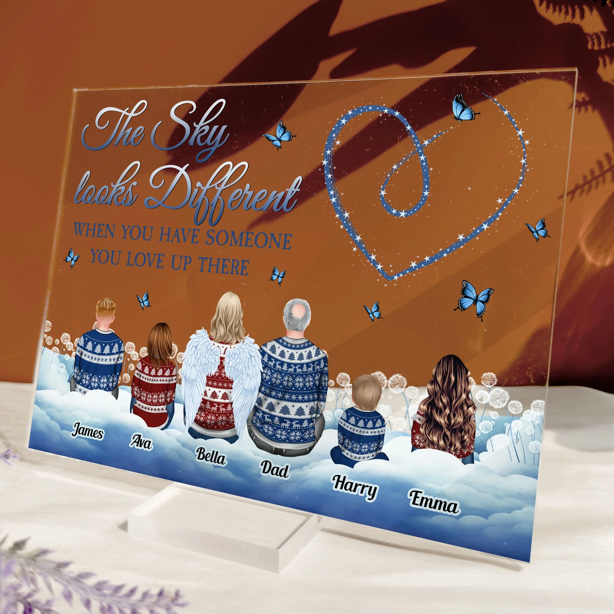 Someone You Love Up There - Personalized Acrylic Plaque - Image 5