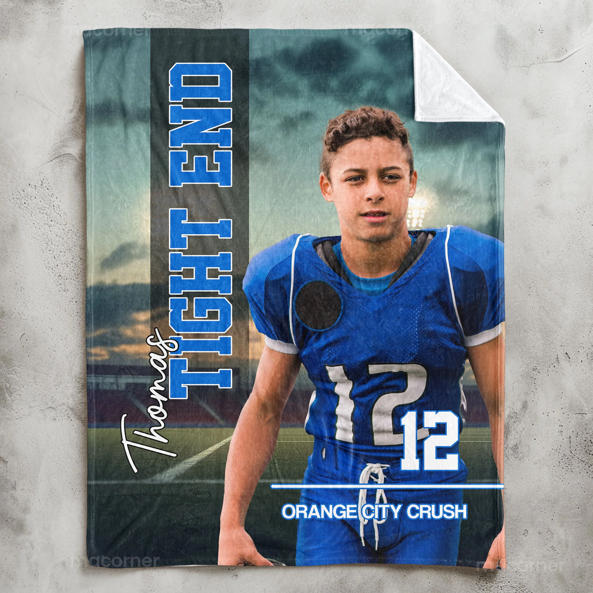 Sport Lovers - Basketball, Football, Baseball, Soccer, Softball Boy, Girls - Personalized Photo Blanket - Image 2