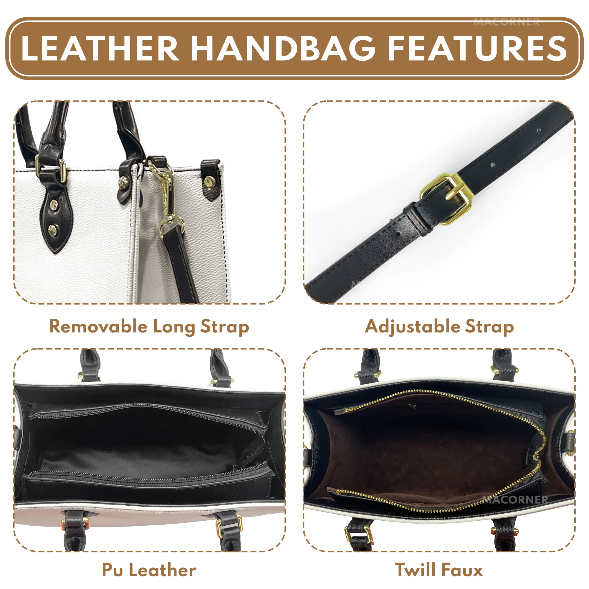 Sport Name Initial - Personalized Leather Bag - Image 6