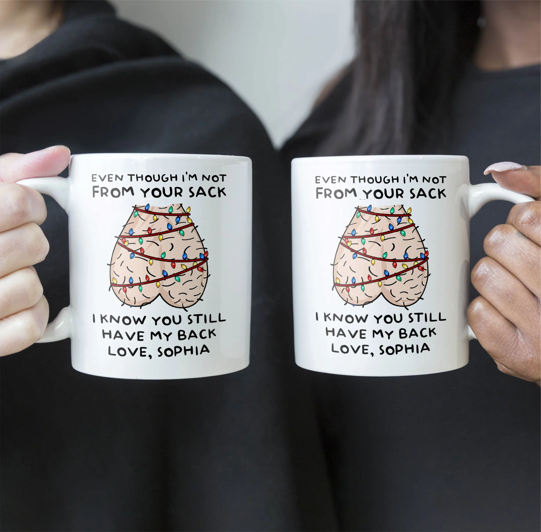 Still Have My Back Step Dad Gift Funny Mug - Personalized Mug - Image 2