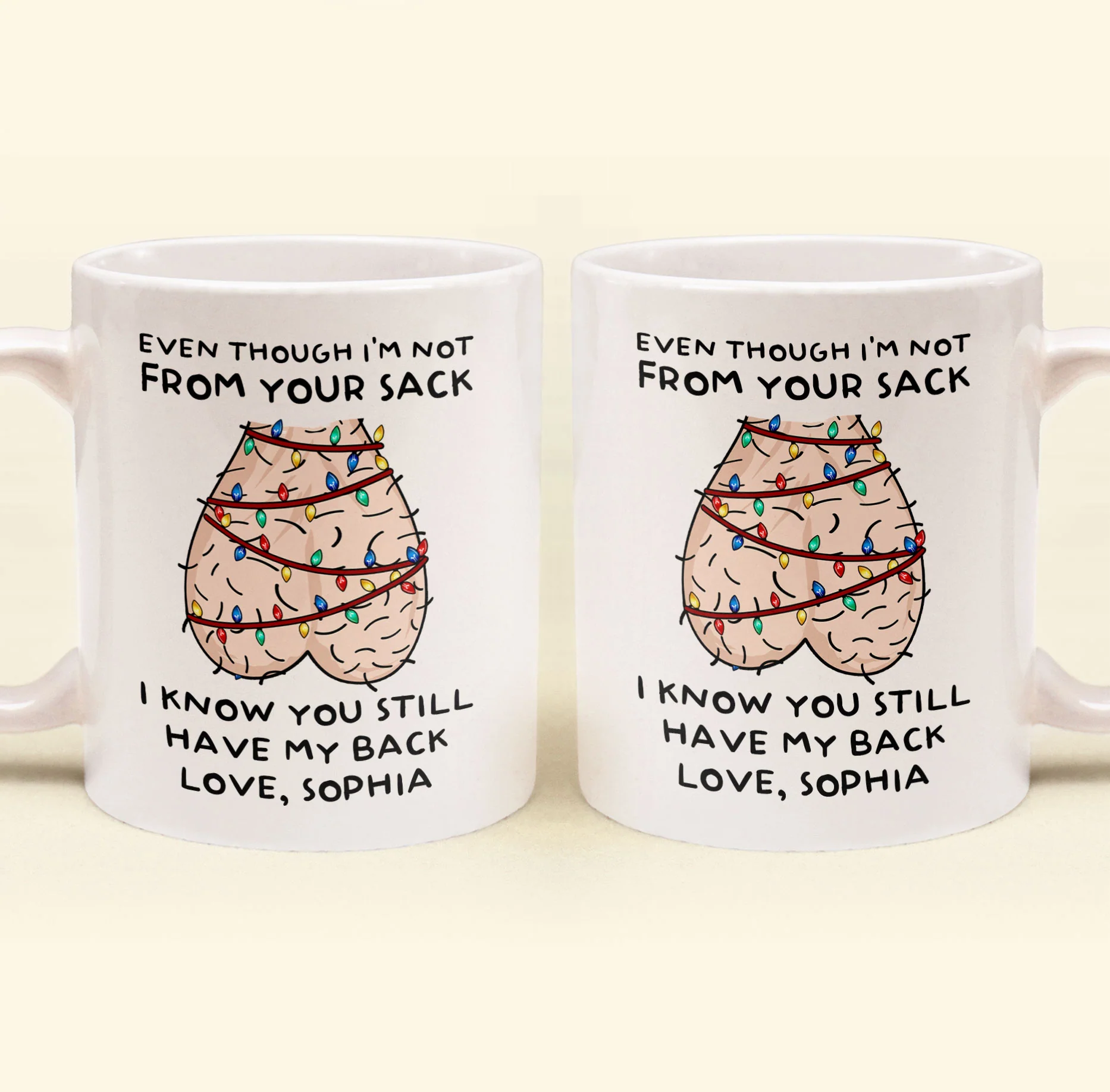 Still Have My Back Step Dad Gift Funny Mug - Personalized Mug - Image 6