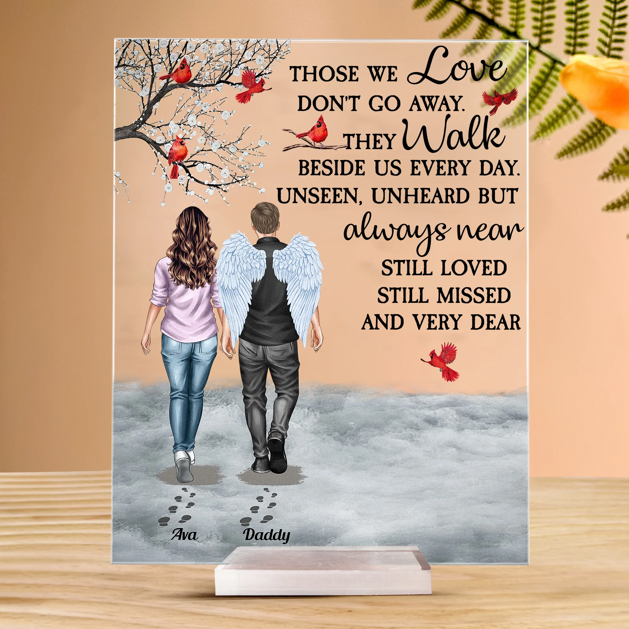 Still Loved Still Missed And Very Dear - Personalized Acrylic Plaque