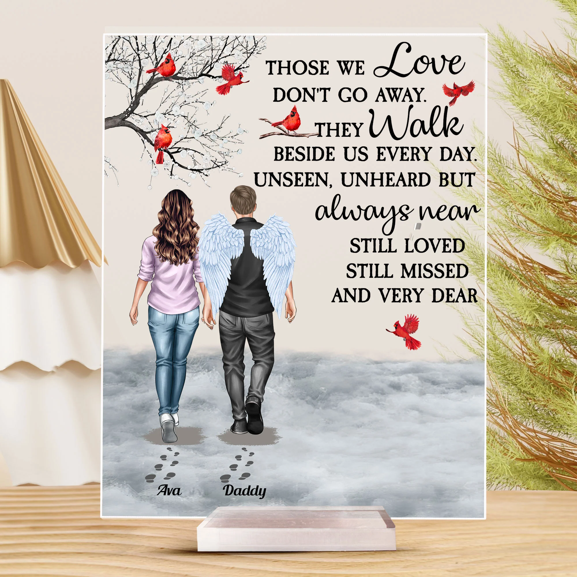 Still Loved Still Missed And Very Dear - Personalized Acrylic Plaque - Image 2