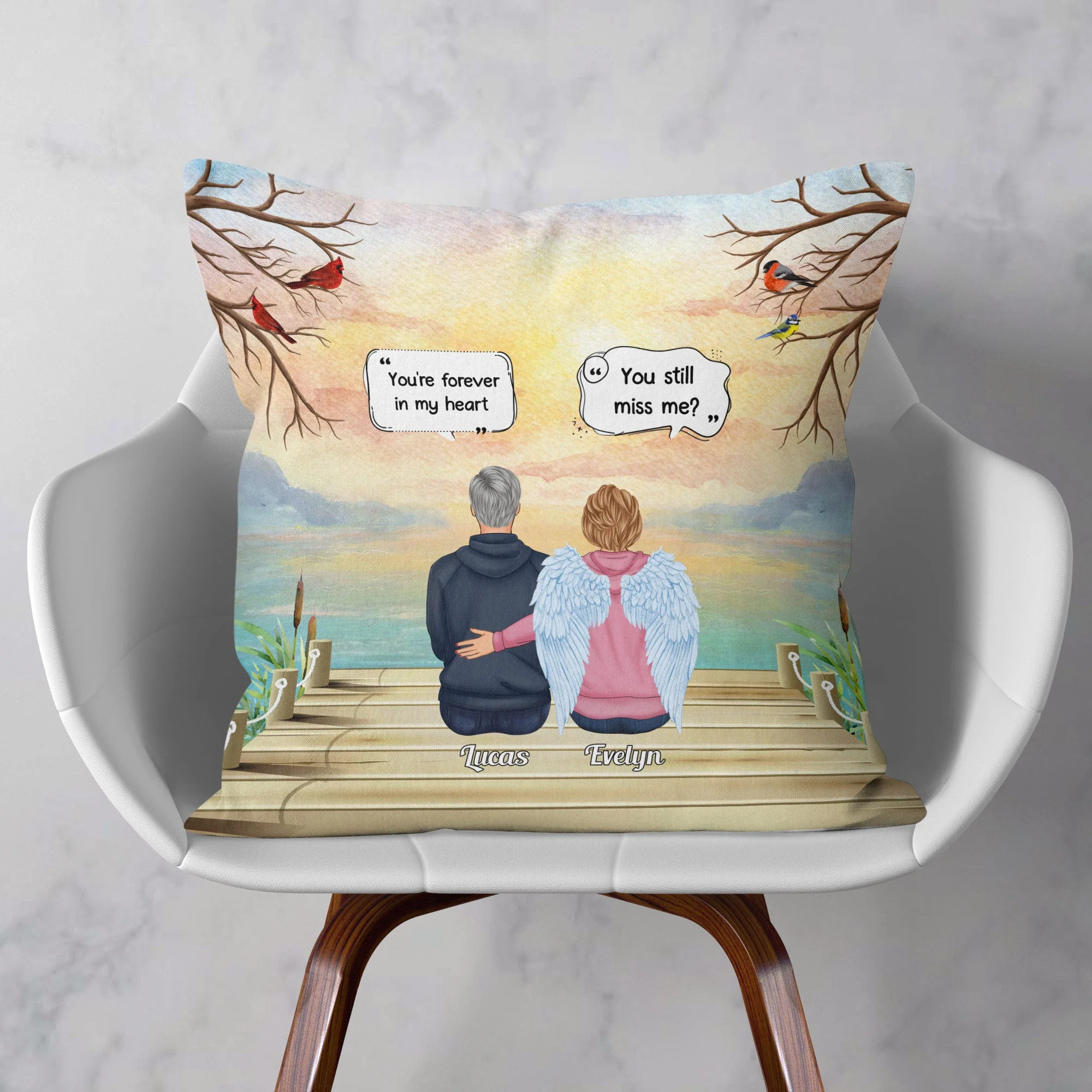 Still Miss Me? - Personalized Pillow (Insert Included) - Memorial, Loving Gift For Family With Loss Ones, Siblings, Parents, Children, Grandkids - Image 3