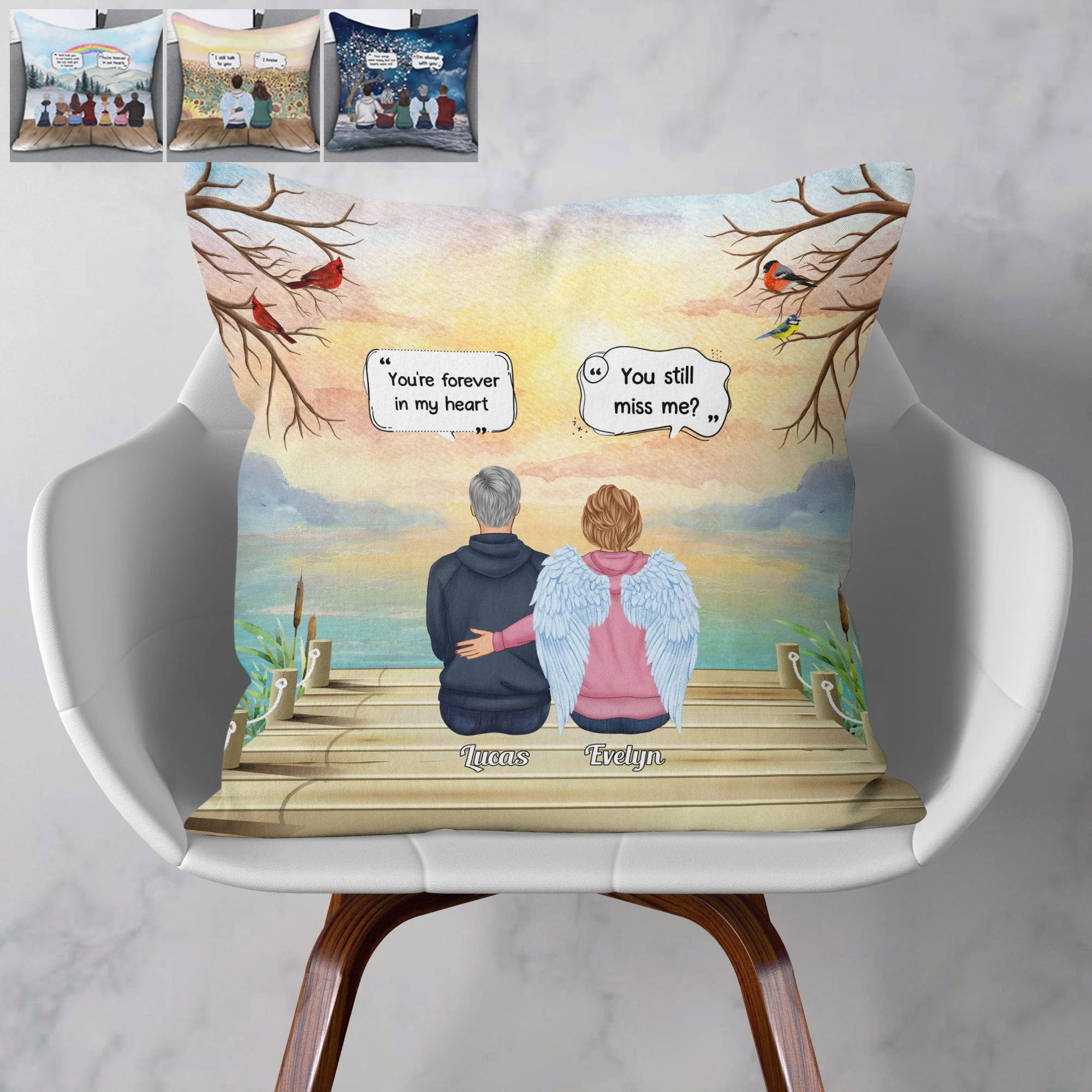 Still Miss Me? - Personalized Pillow (Insert Included) - Memorial, Loving Gift For Family With Loss Ones, Siblings, Parents, Children, Grandkids - Image 4