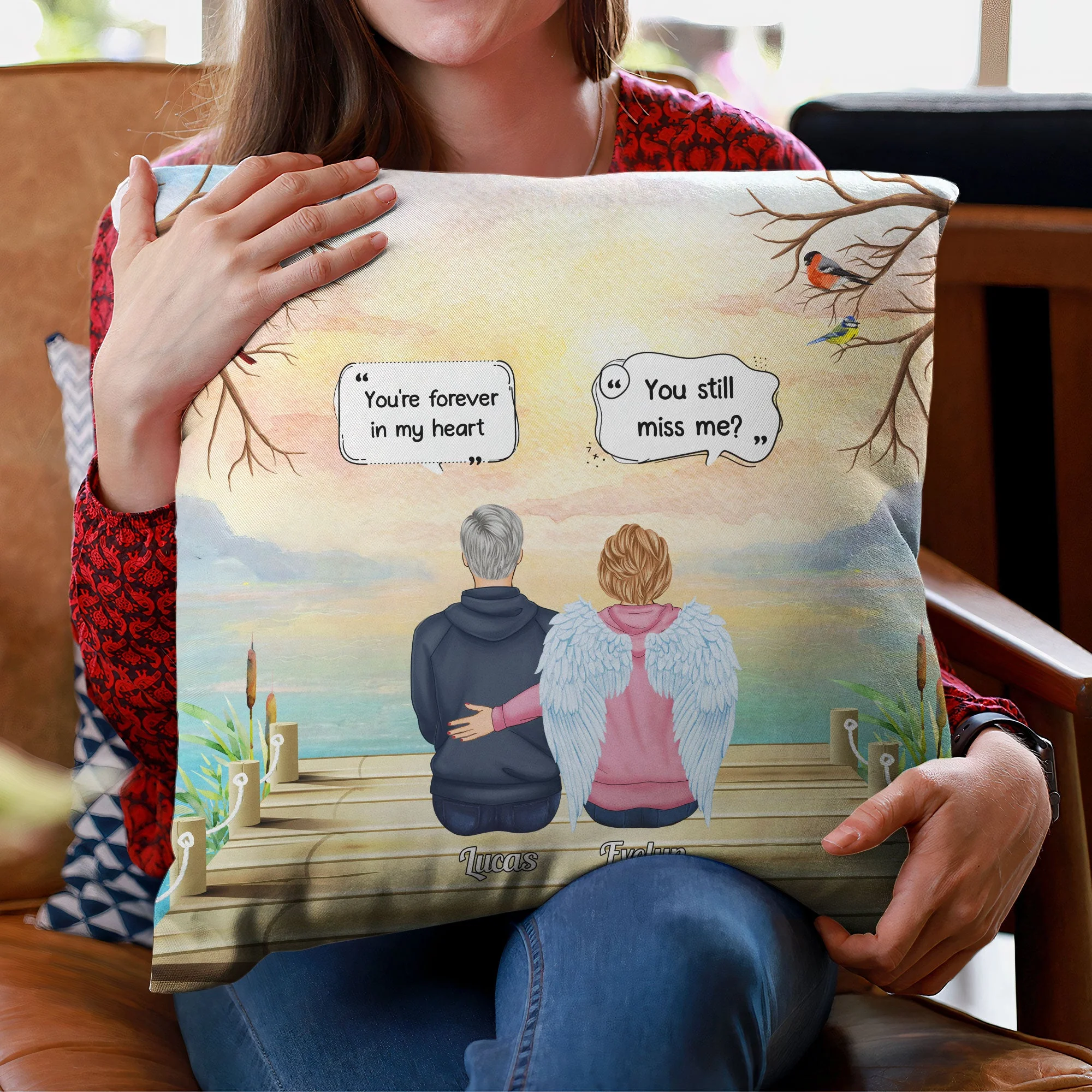 Still Miss Me? - Personalized Pillow (Insert Included) - Memorial, Loving Gift For Family With Loss Ones, Siblings, Parents, Children, Grandkids - Image 5